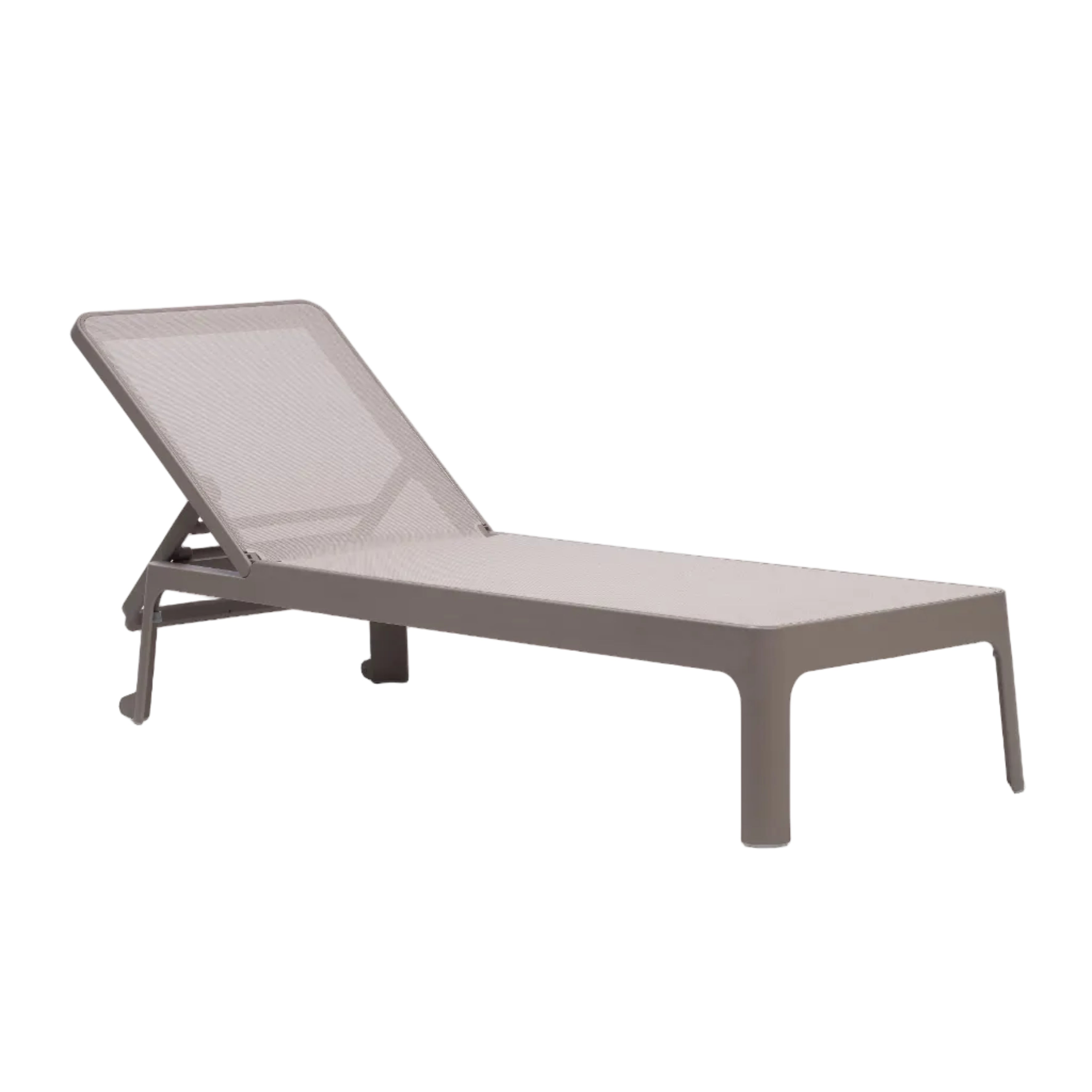 Buitenligstoel PLANO taupe