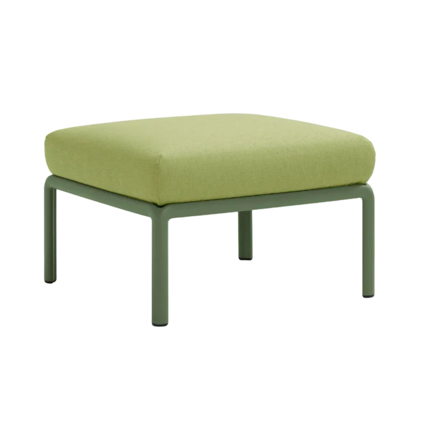 Outdoor Pouf KOMODO Green Sunbrella® with Green Agave Base