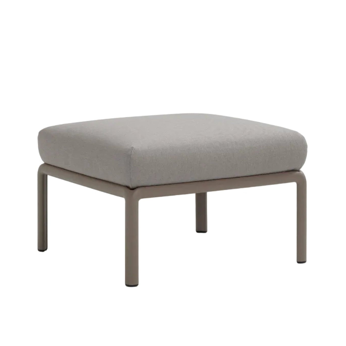 Outdoor Pouf KOMODO gray with taupe base