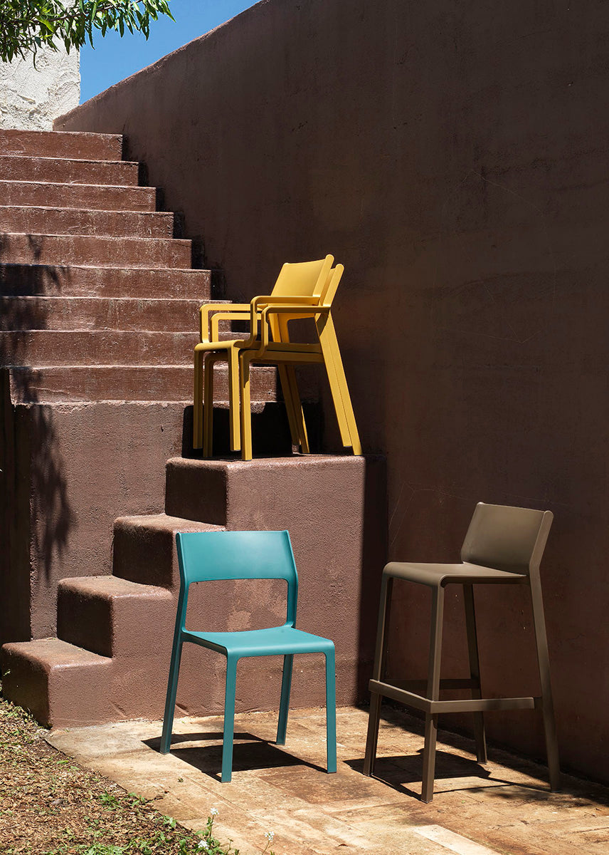 TRILL Mustard Outdoor Stool