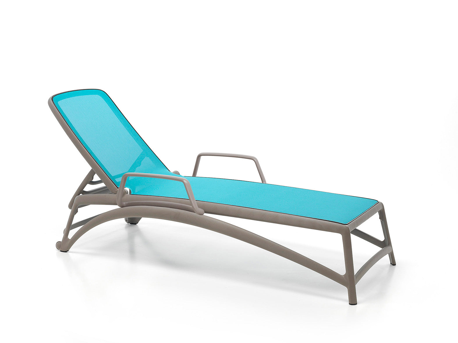 ATLANTICO taupe outdoor lounger