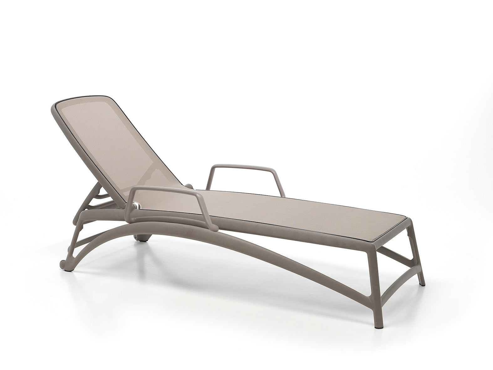 ATLANTICO taupe outdoor lounger