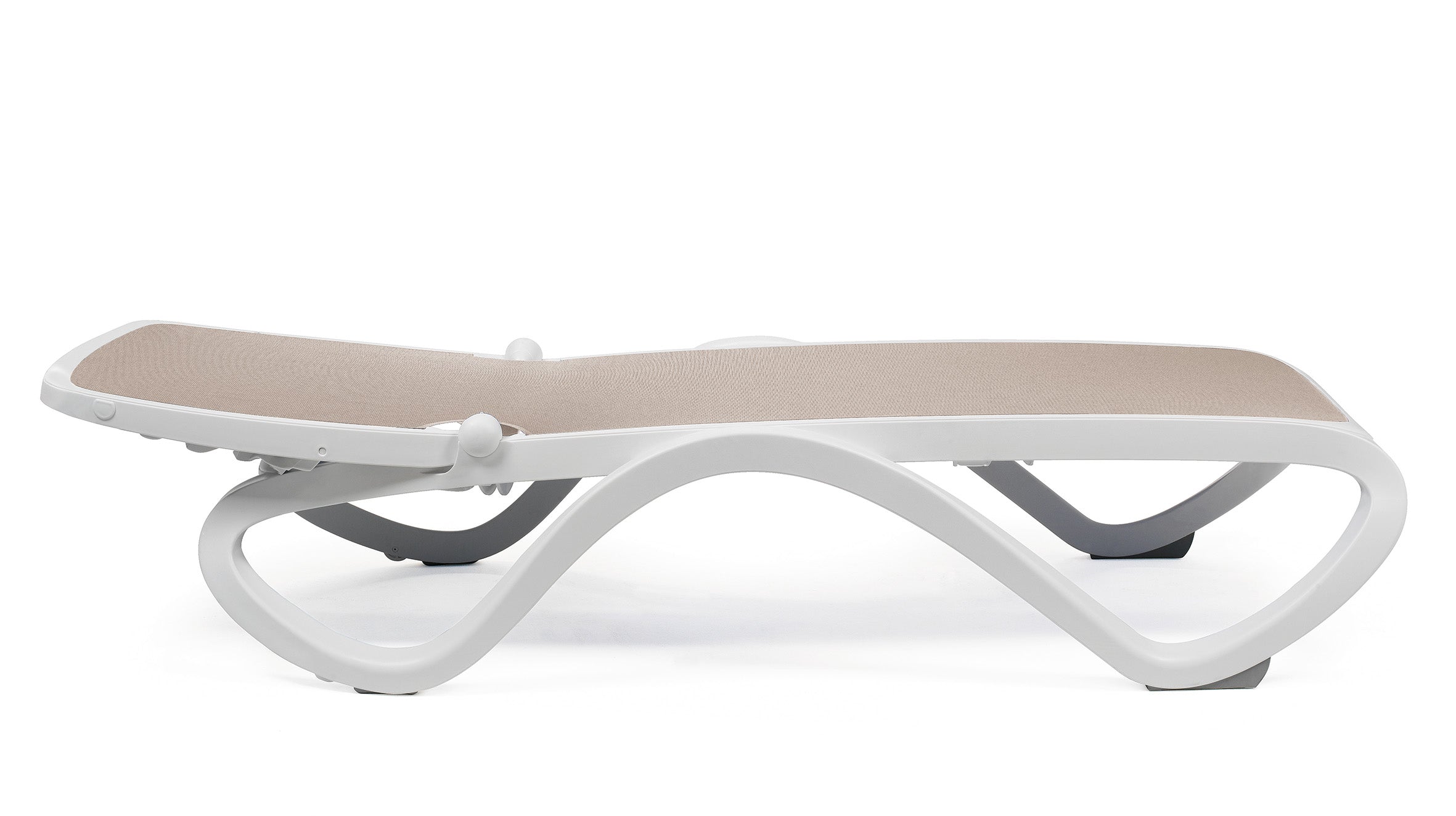 OMEGA White Outdoor Lounger