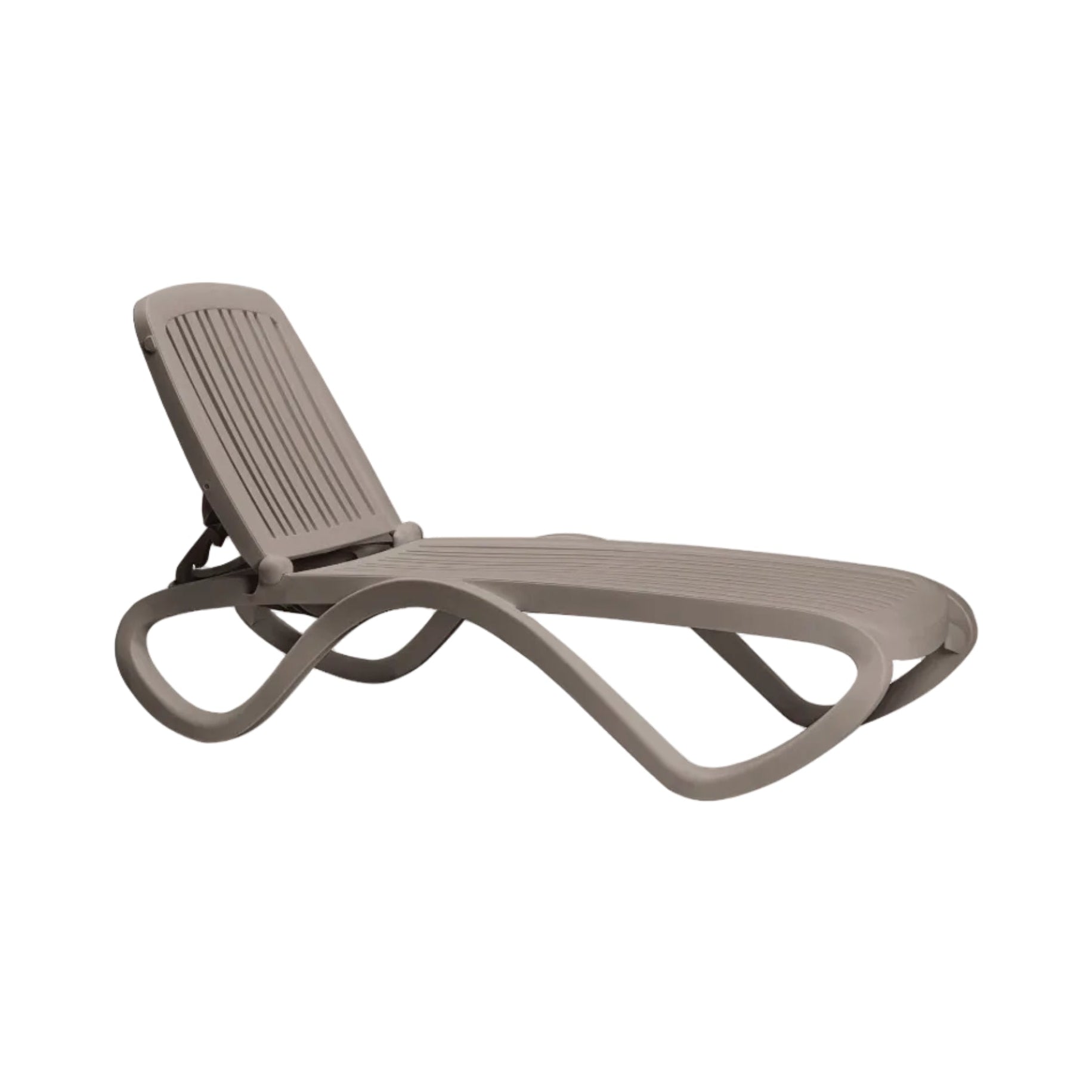TROPICO taupe ligstoel voor buiten