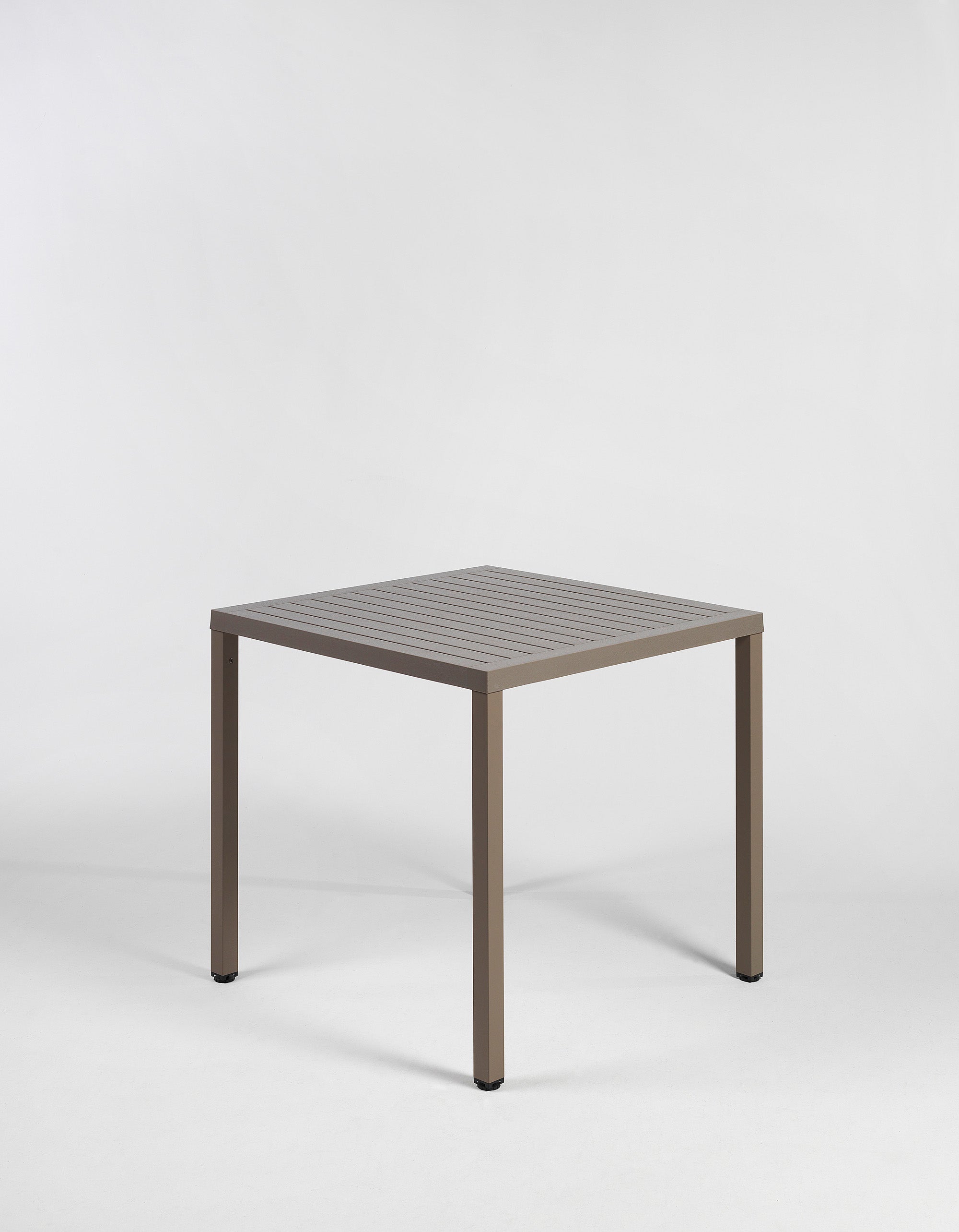 Buiten vierkante tafel CUBE antraciet