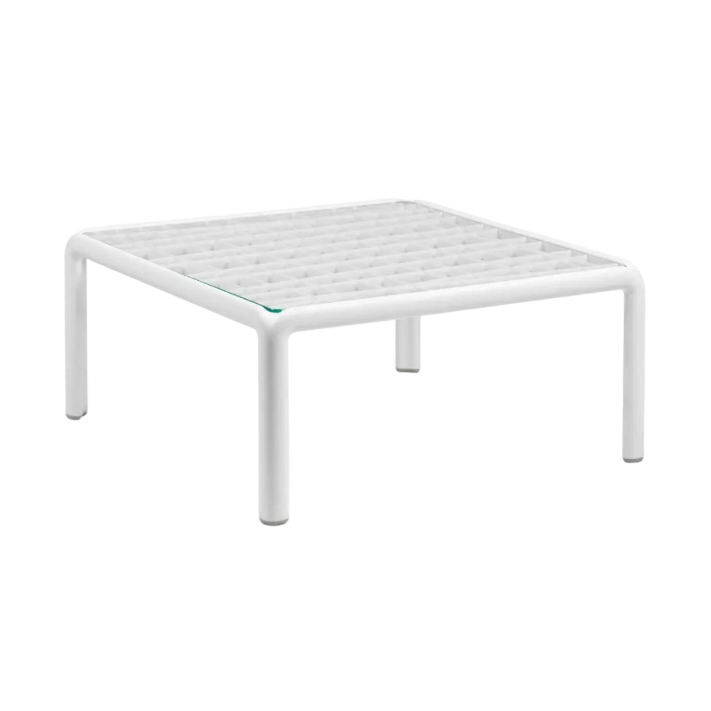 Square Outdoor Coffee Table KOMODO White