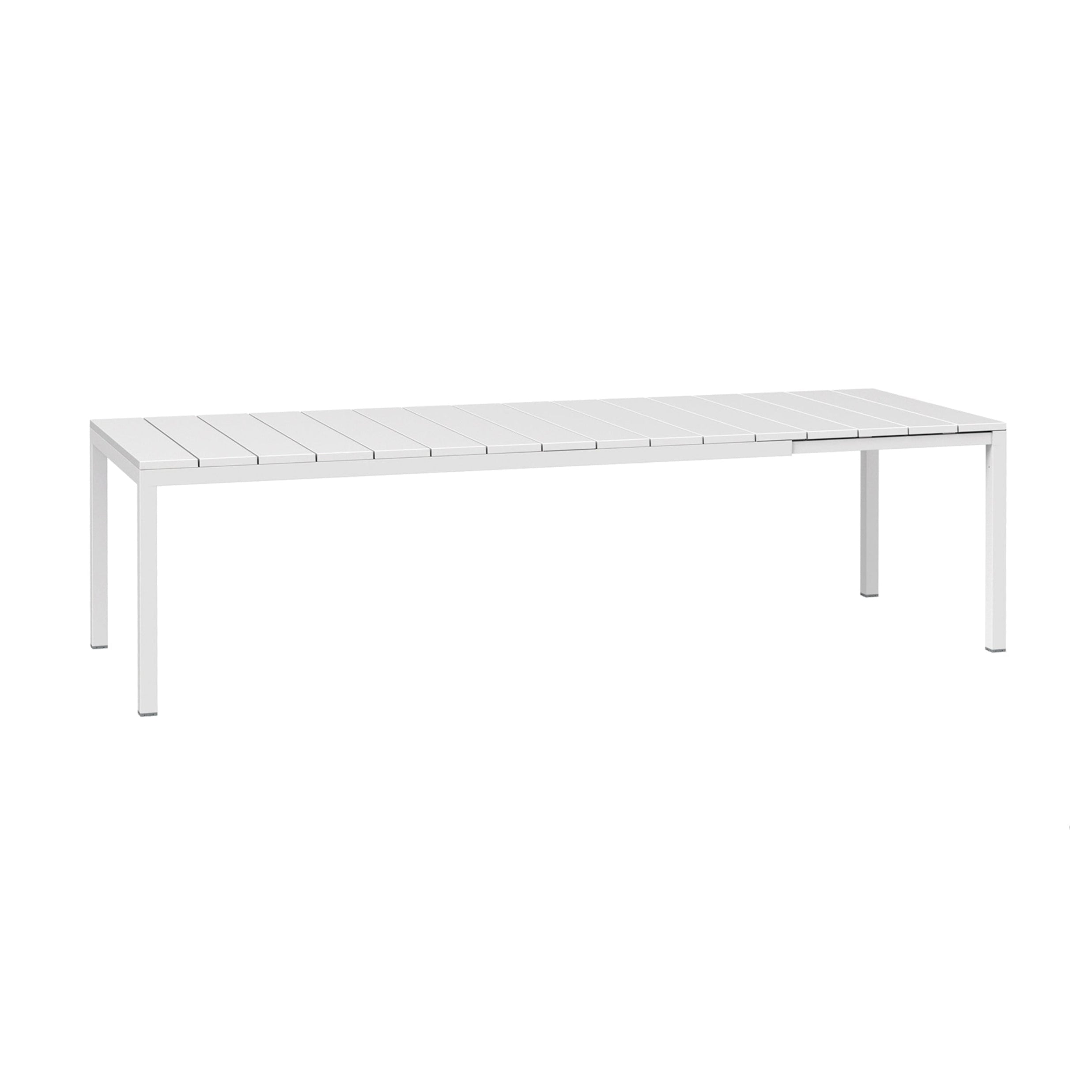 Uitschuifbare buiten tafel RIO wit