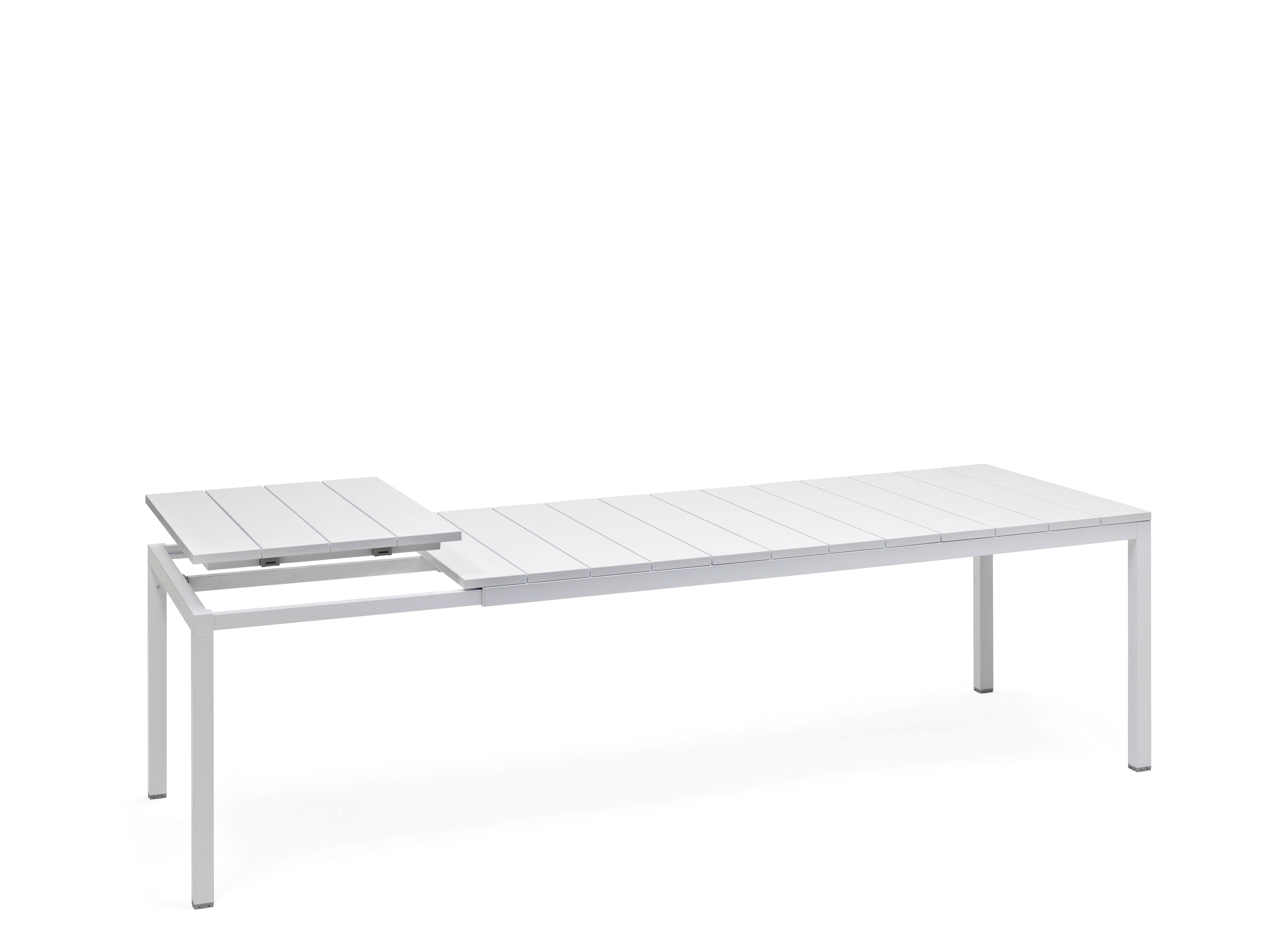 Uitschuifbare buiten tafel RIO wit
