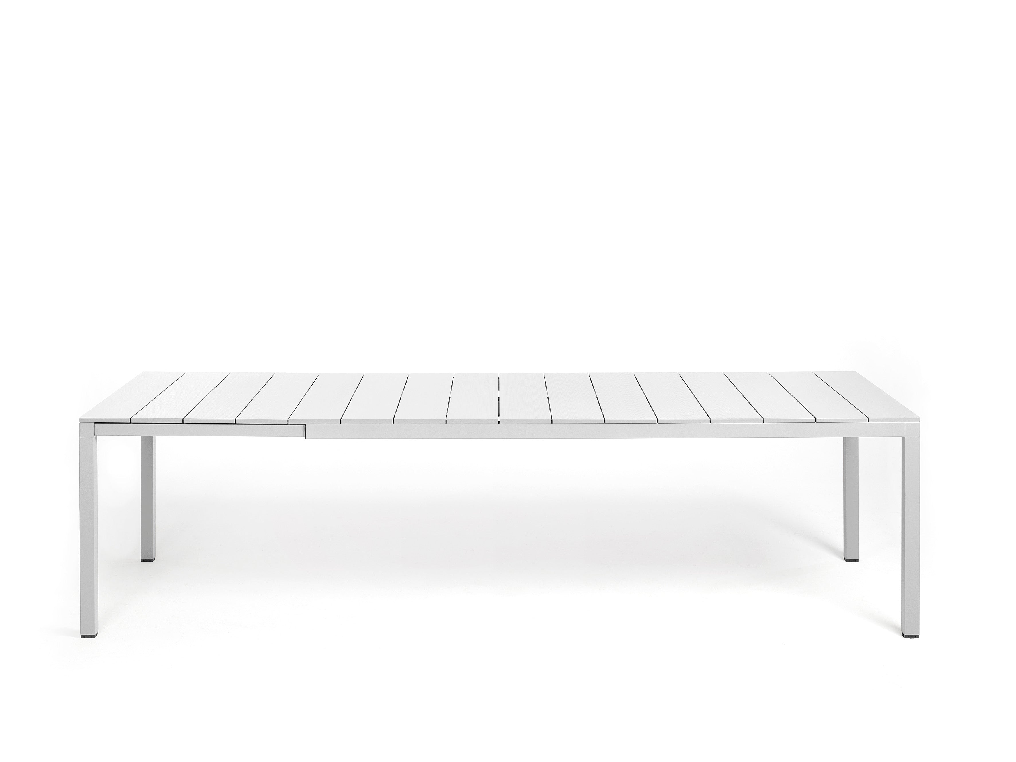 Uitschuifbare buiten tafel RIO wit