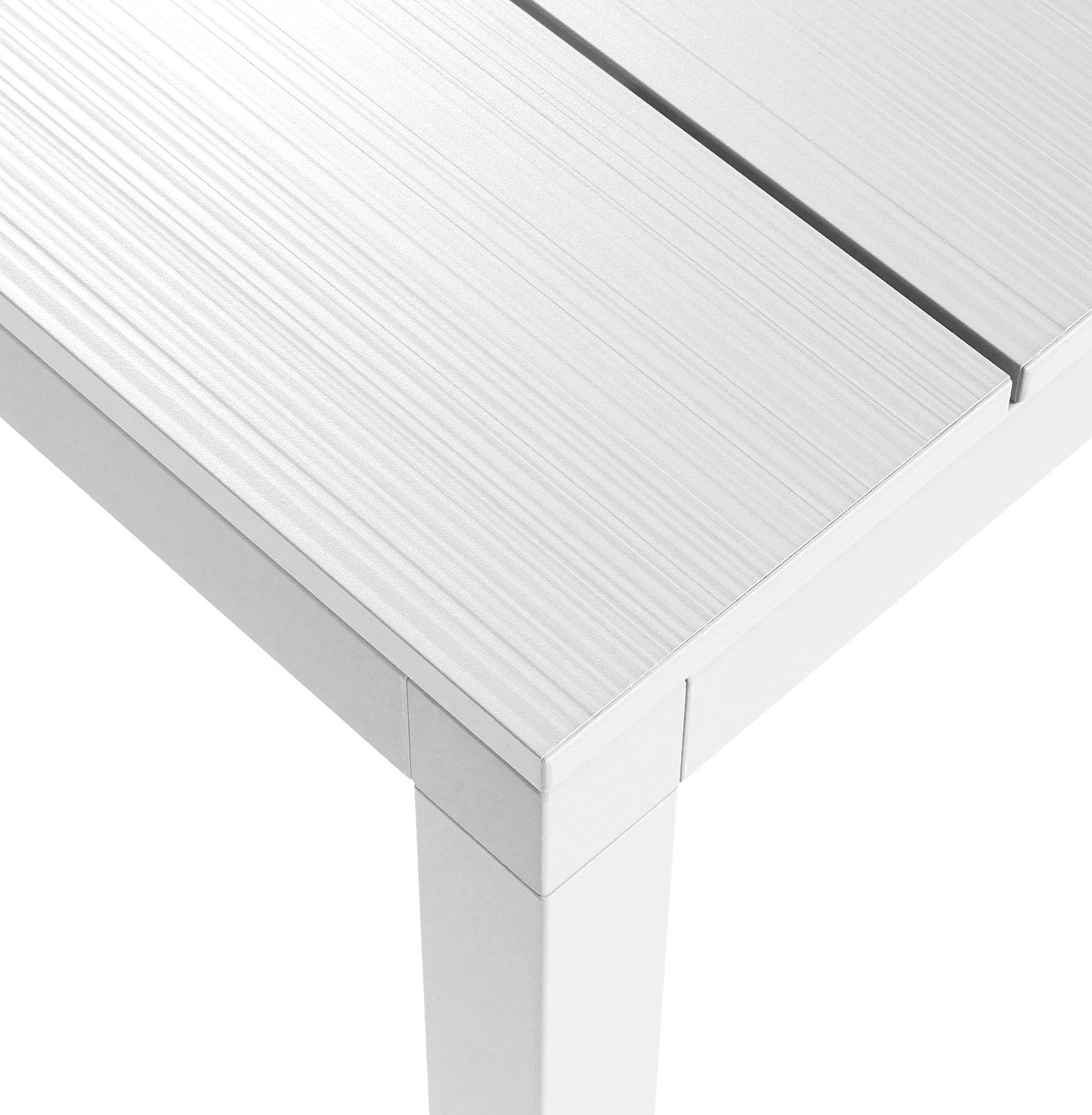 Uitschuifbare buiten tafel RIO wit