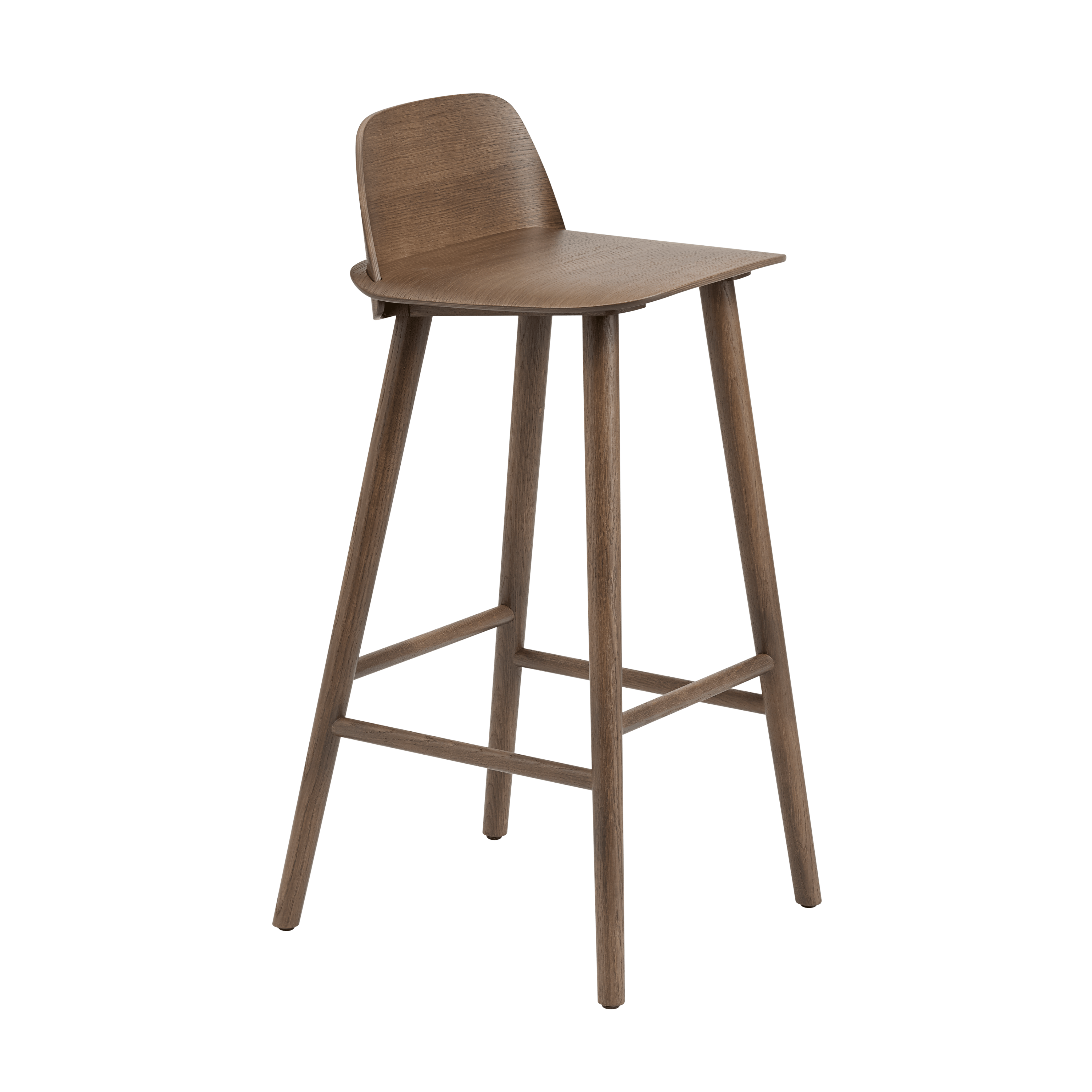 NERD Bar Stool Dark Oak Veneer