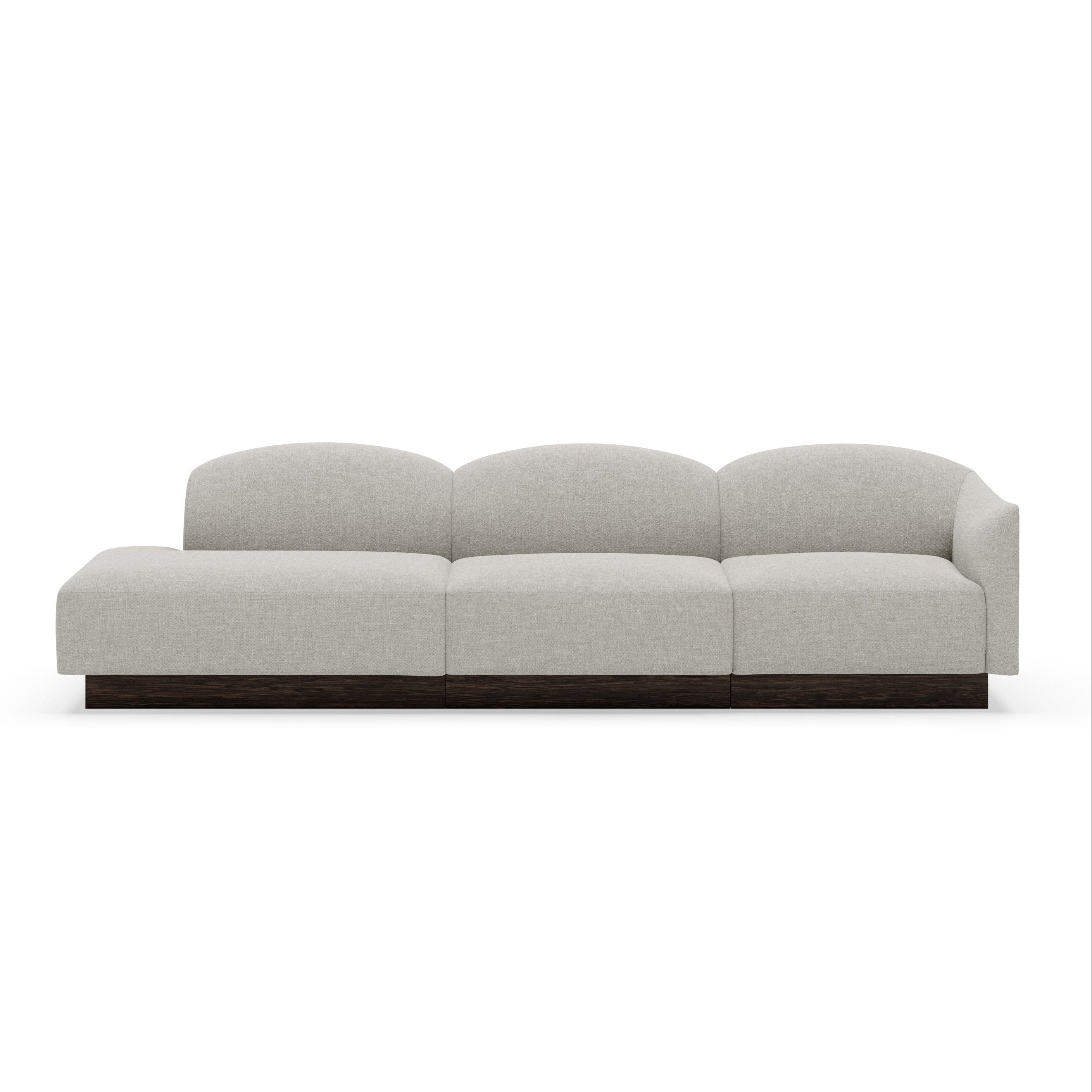 Modulares offenes Sofa links SHORE personalisierbar