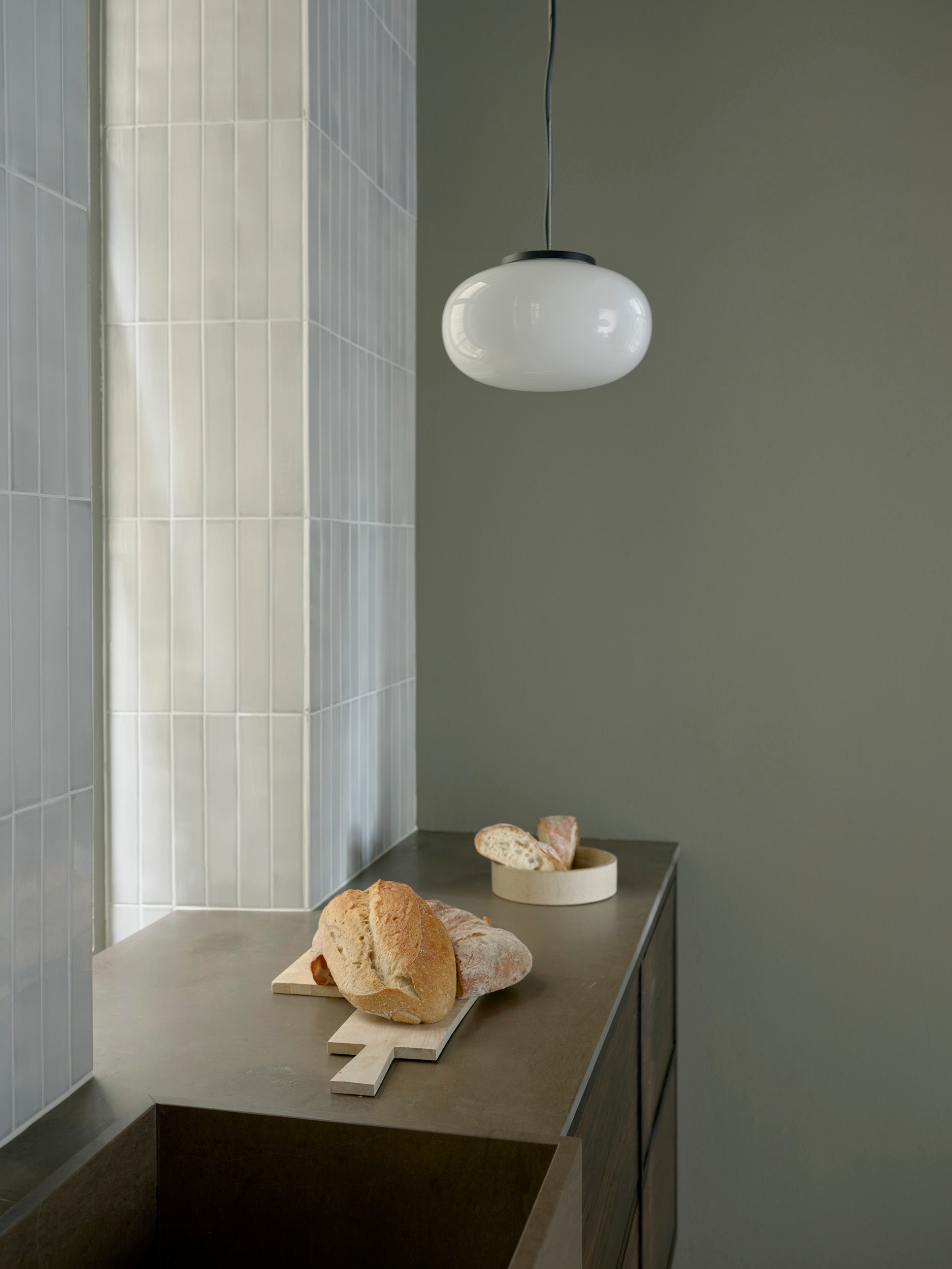 Hanglamp KARL JOHAN opaliserend glas