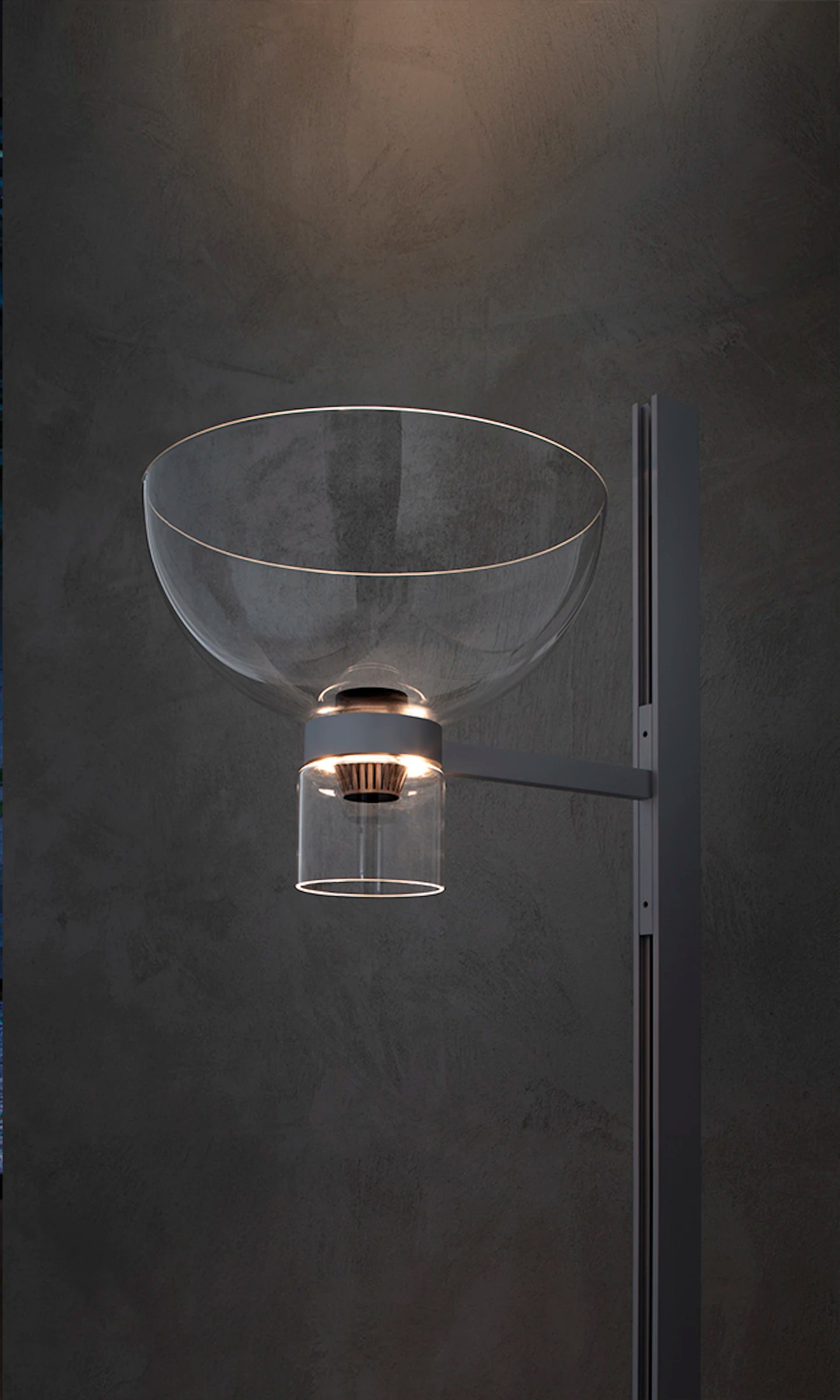 Vloerlamp NOCTURNE F1 BOWL zwart