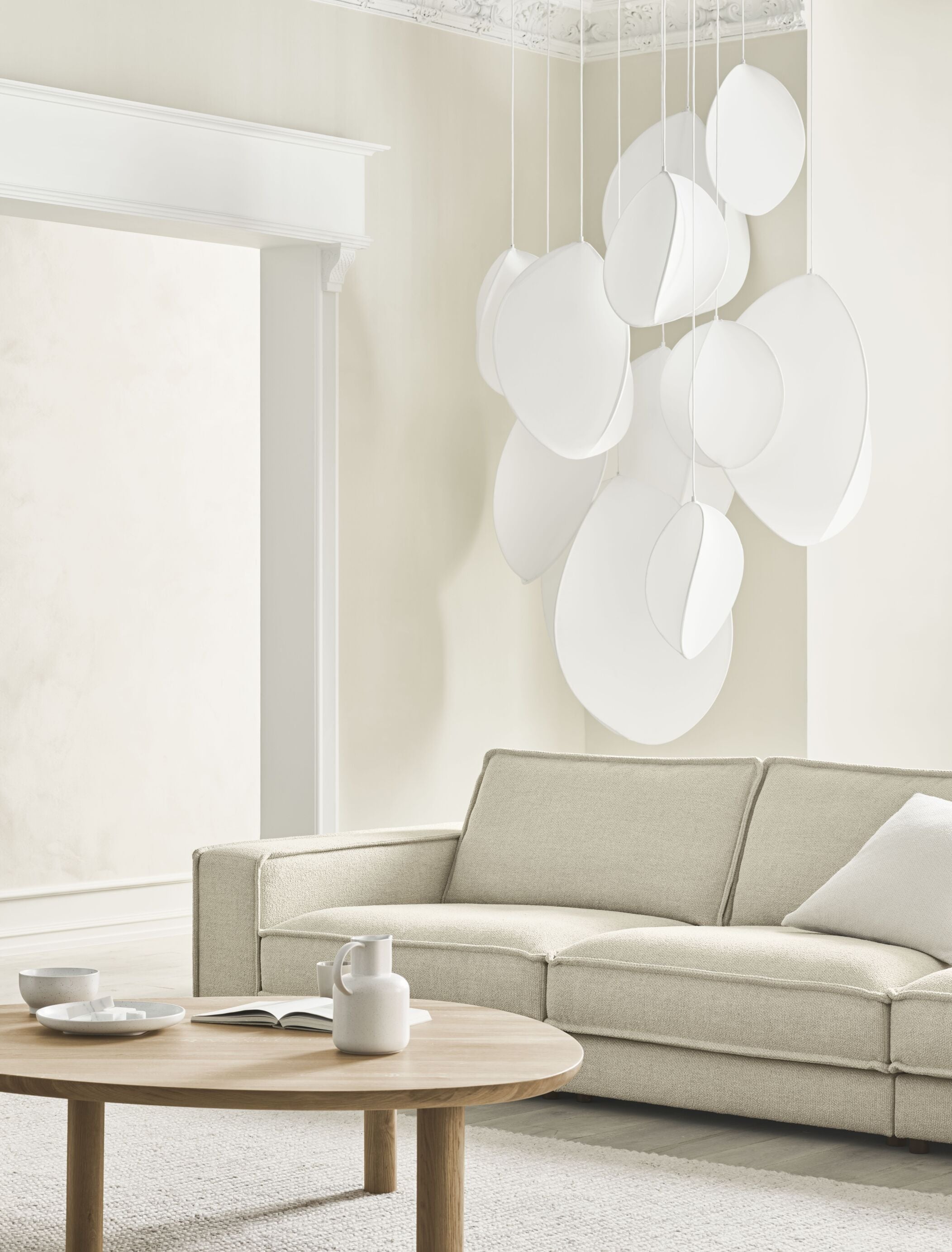 Modulaire bank NOORA - middenmodule met zwarte basis