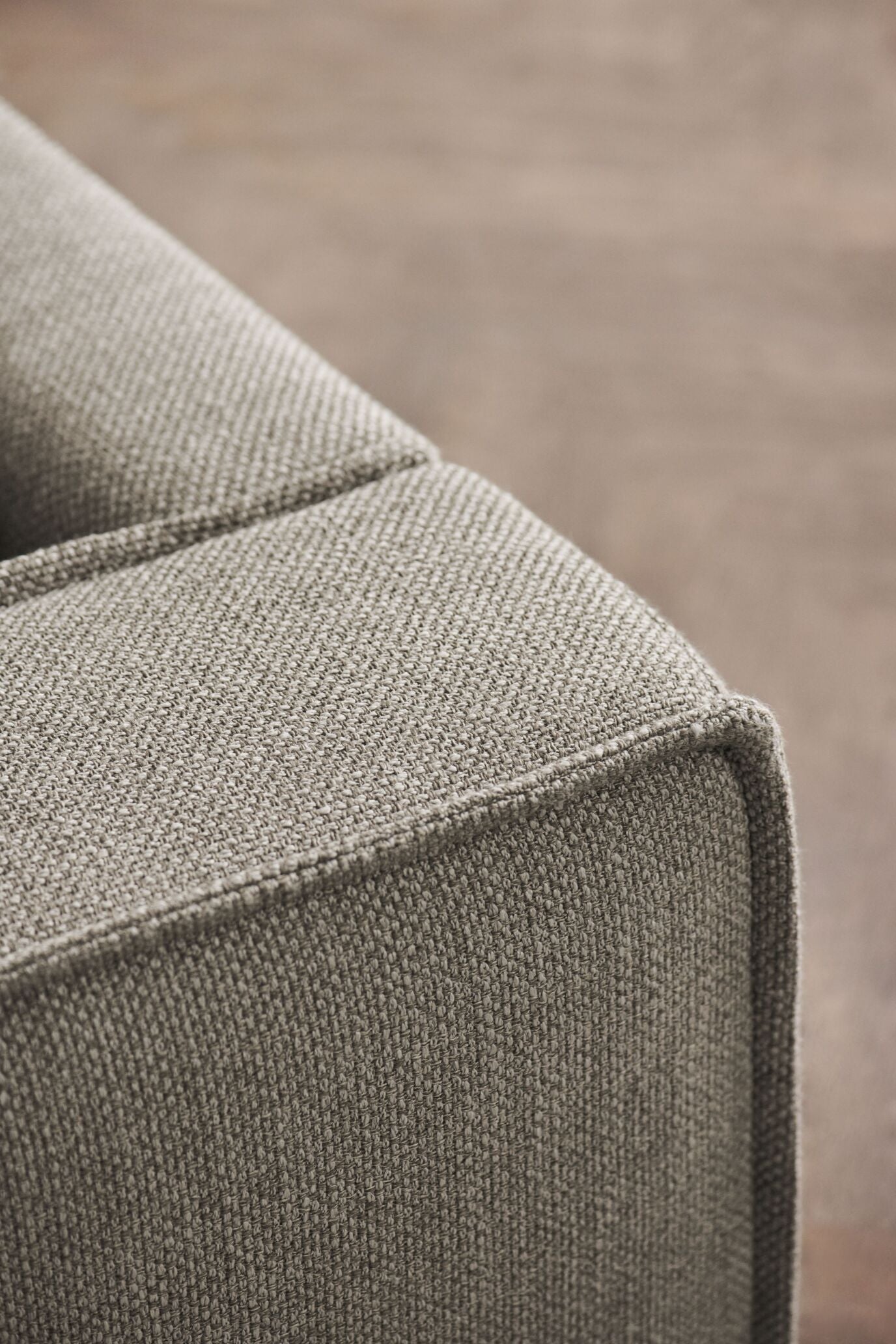 Modulaire bank NOORA - hoekmodule met eiken basis