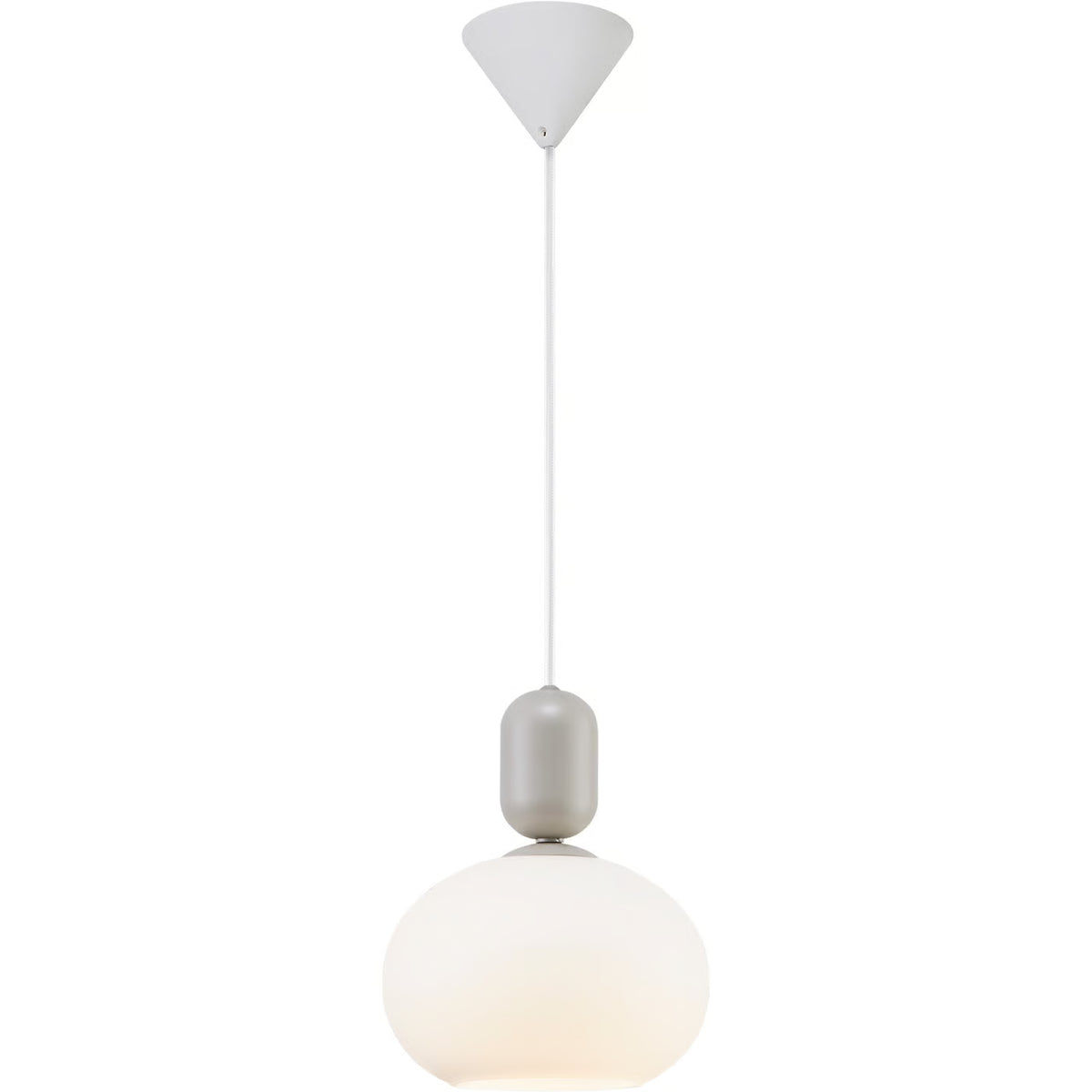 Hanglamp NOTTI OVAL grijs