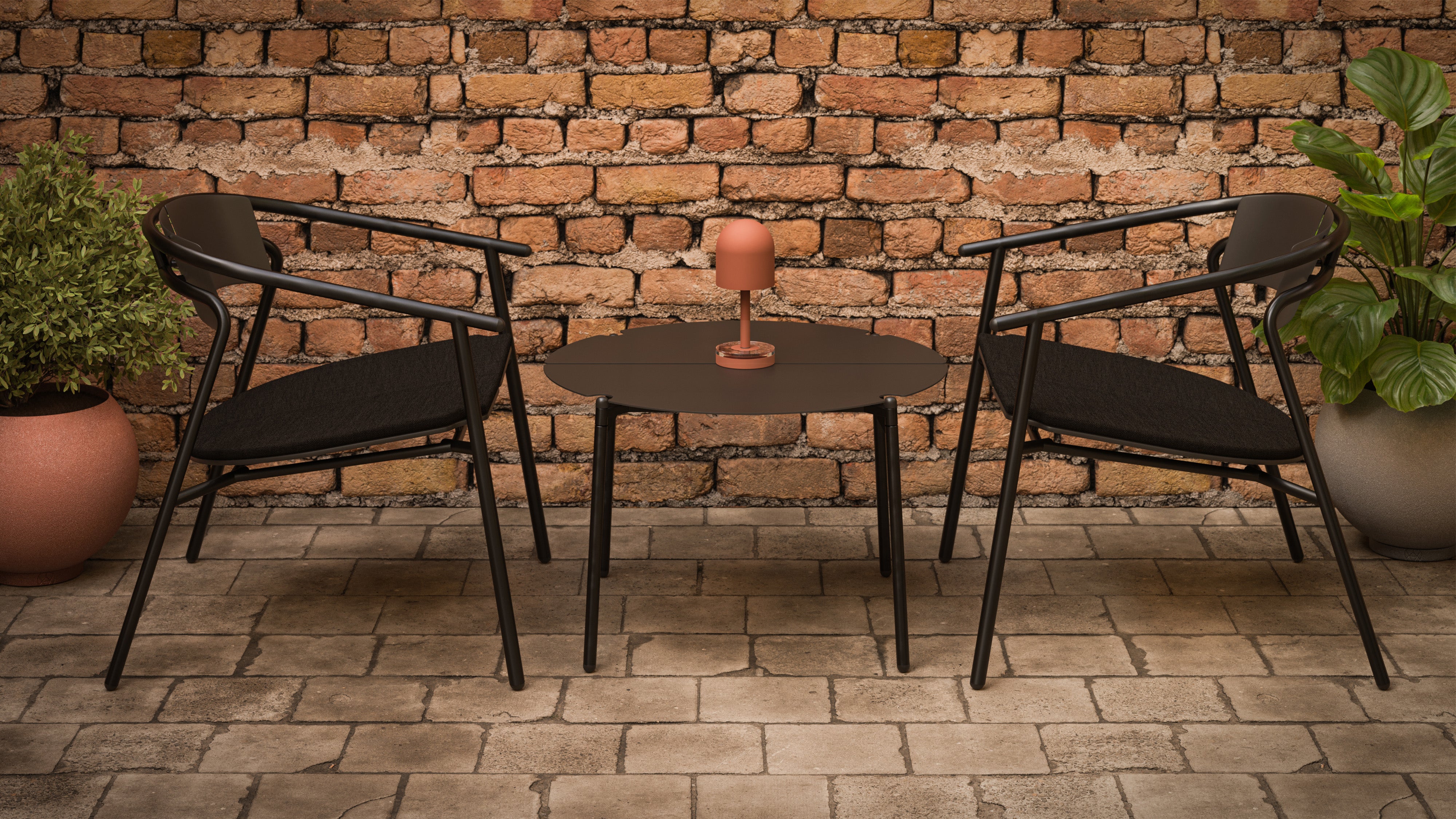 Draagbare lamp LUCEO beige