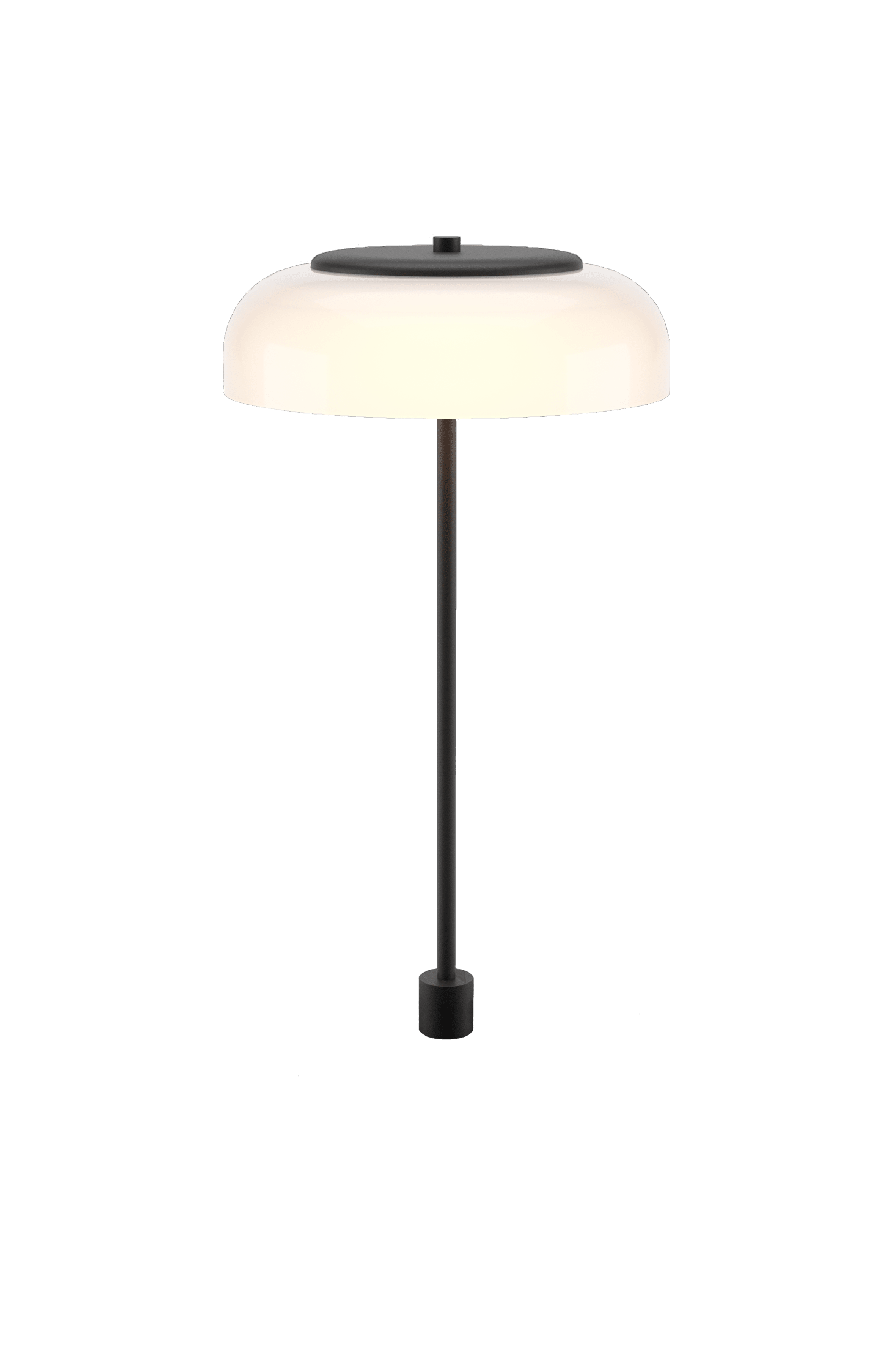 BLOSSI Table Lamp Black with Opal Glass