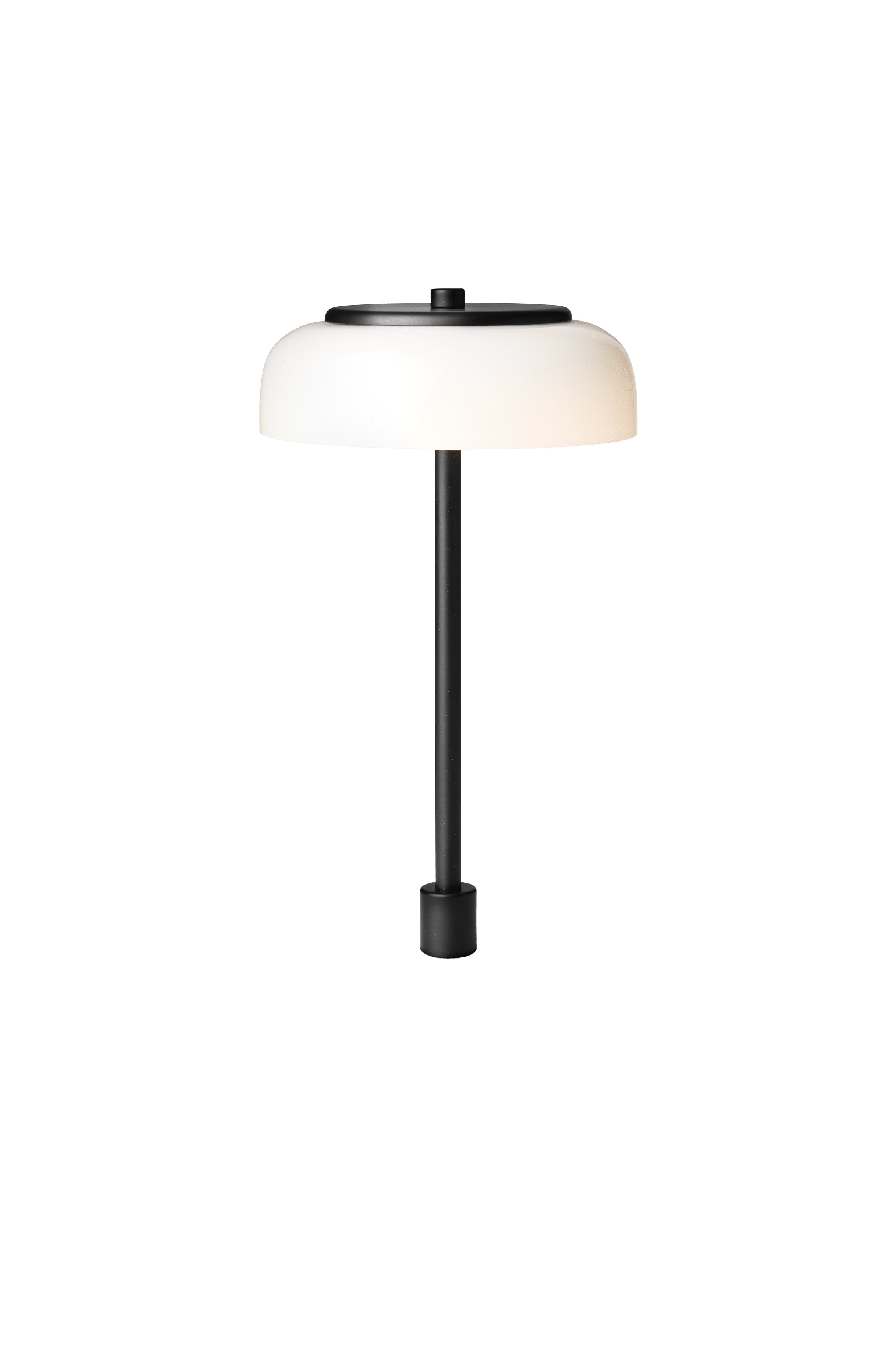 BLOSSI Table Lamp Black with Opal Glass
