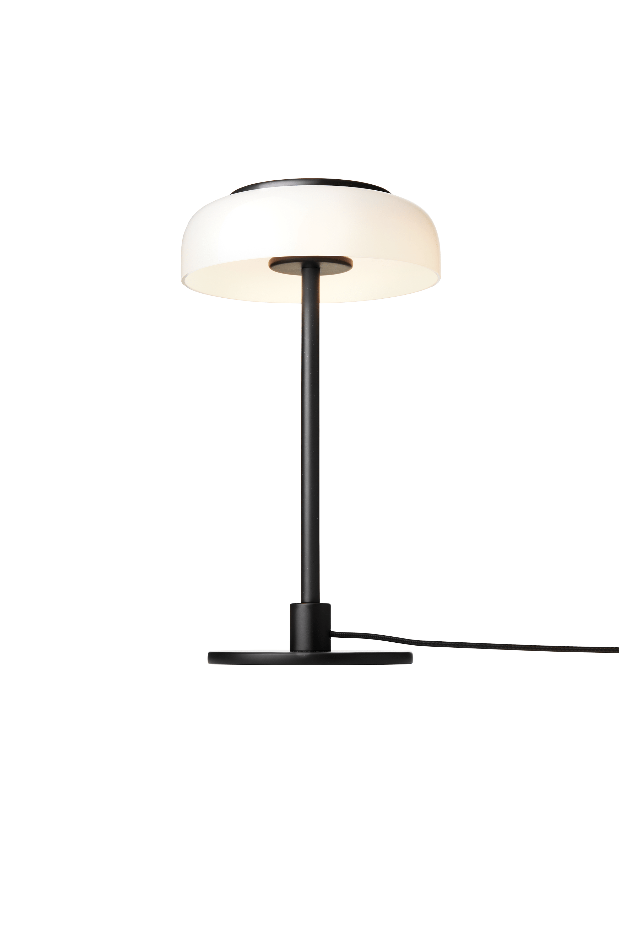 BLOSSI Table Lamp Black with Opal Glass