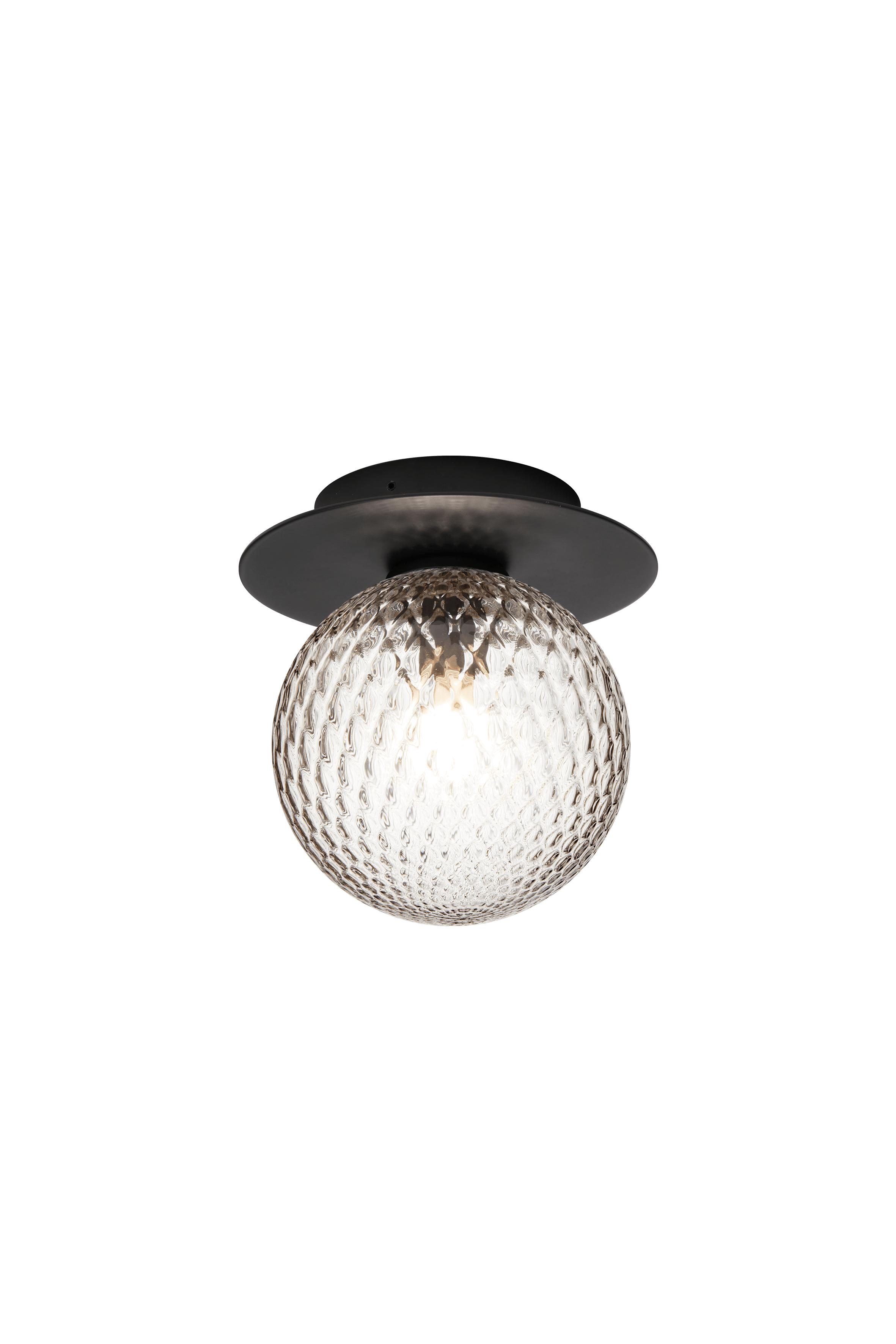 Buitenwandlamp LIILA zwart met transparant glas