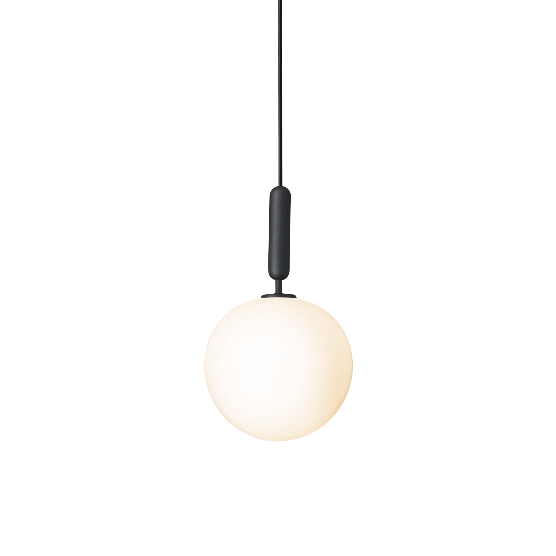MIIRA Pendant Lamp in Graphite with Opal Glass