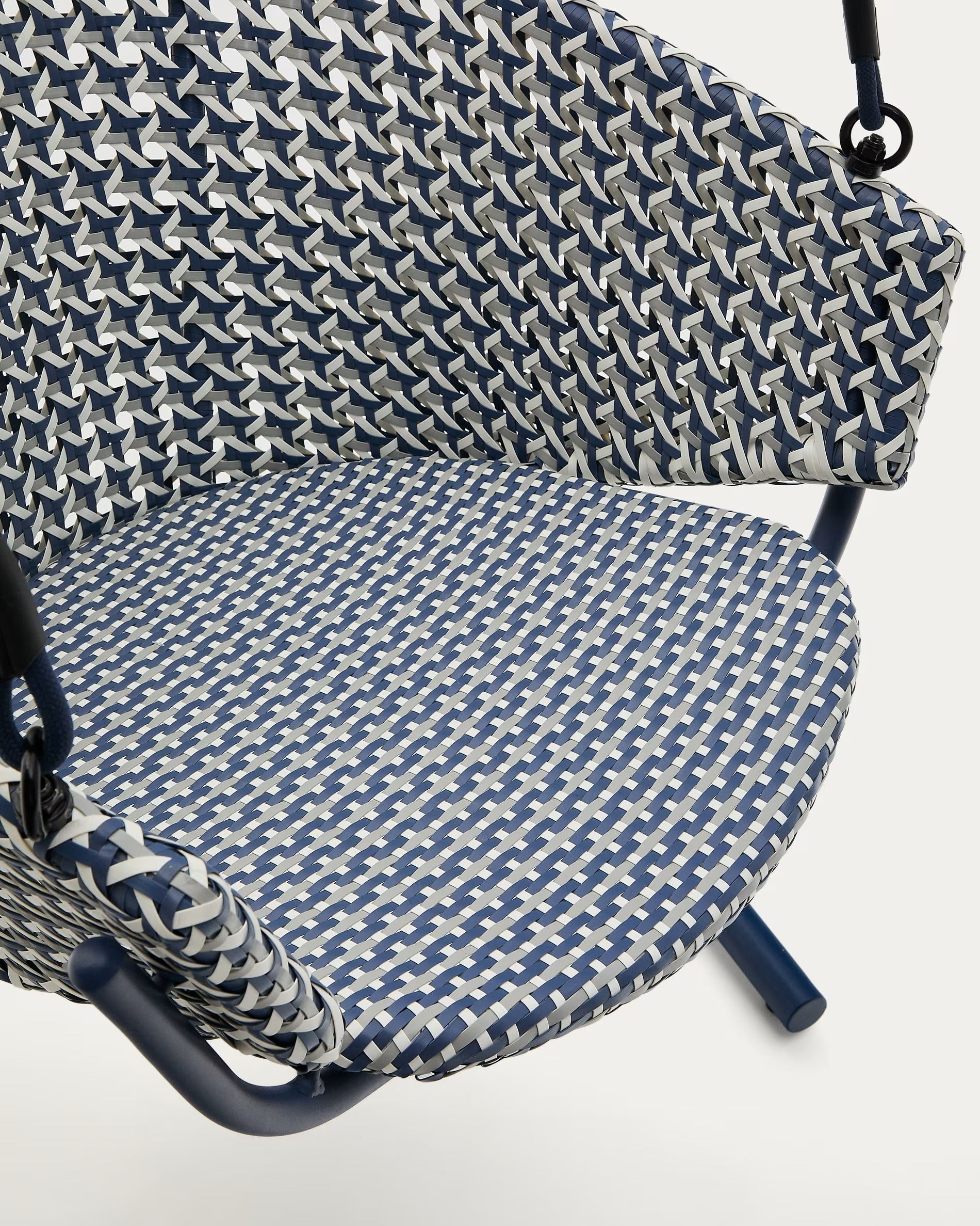 Chair suspended blue salt