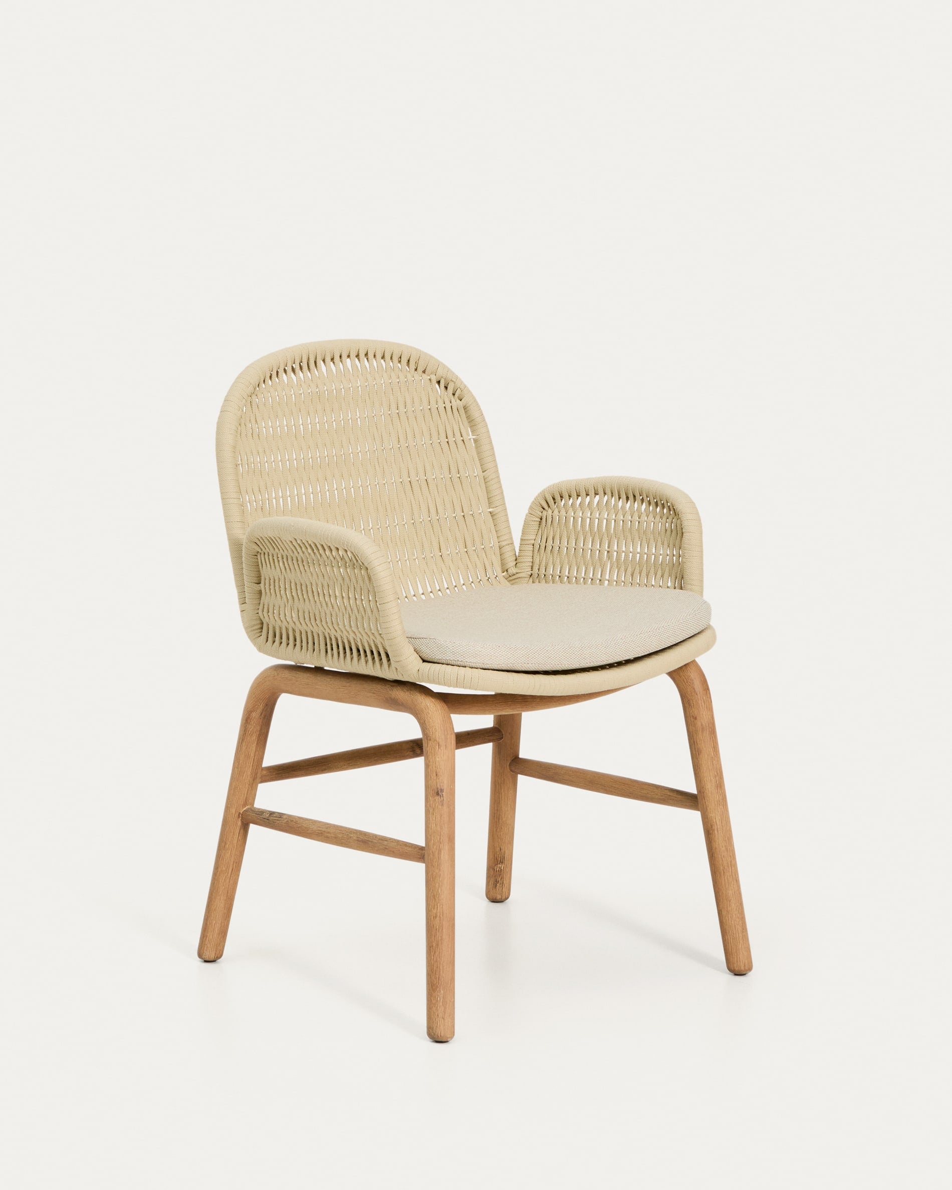 ALIPA Ecru Garden Chair with Armrests