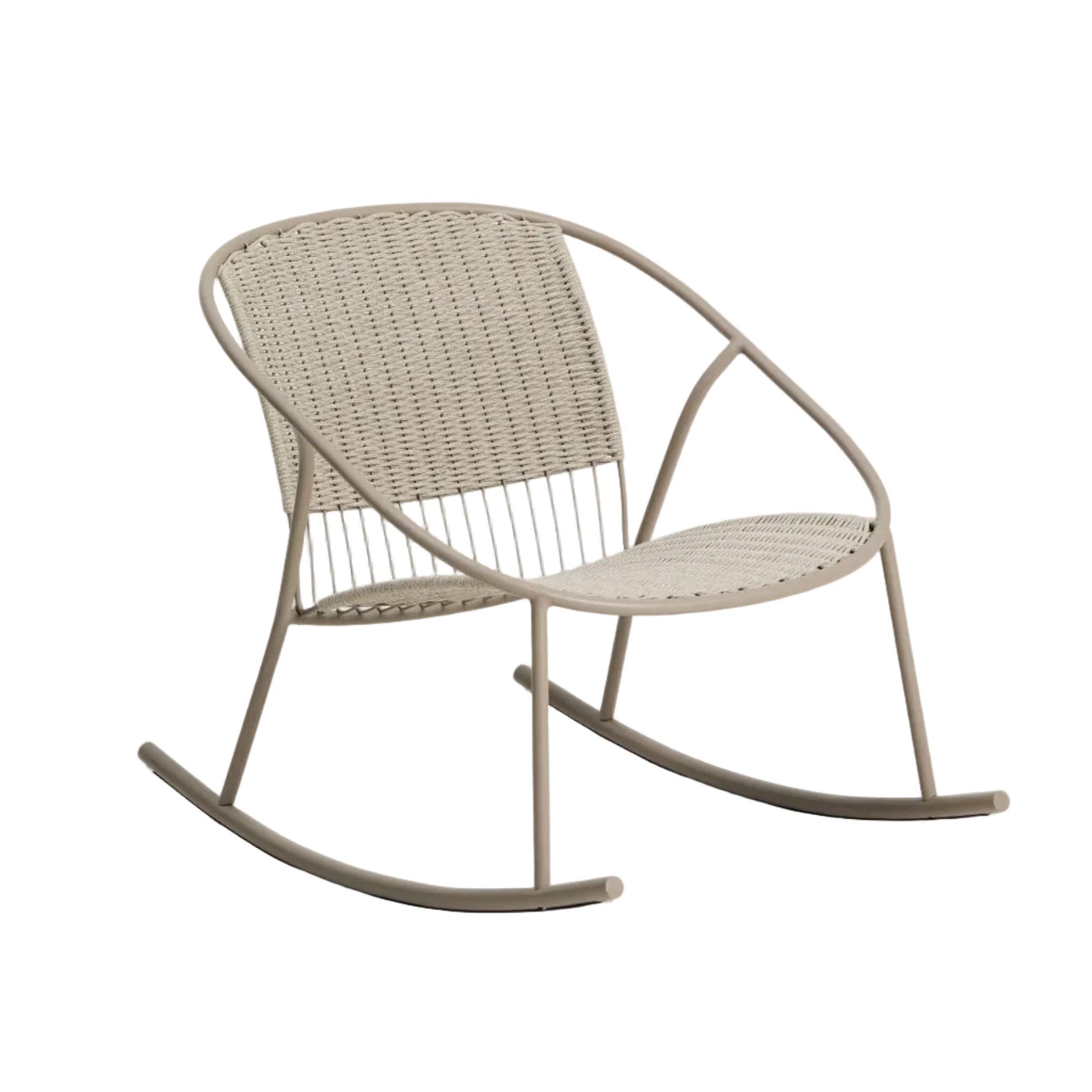 Schommelstoel voor de tuin ATRANI beige