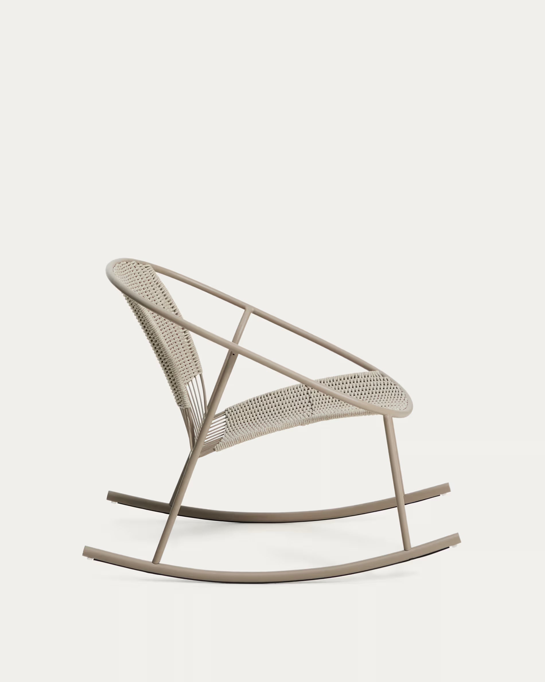 Schommelstoel voor de tuin ATRANI beige