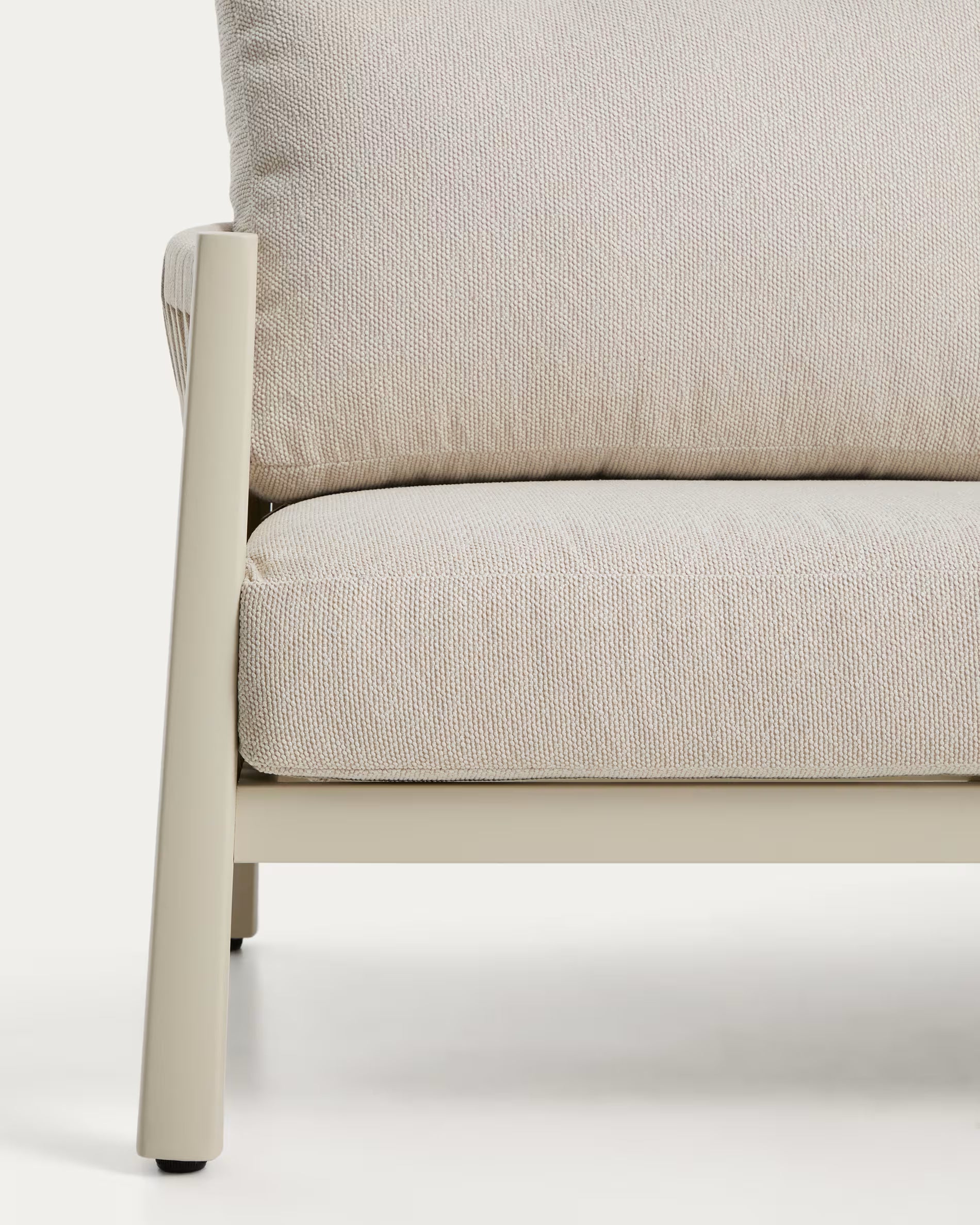 Beige ALERIA tuinset met lichte basis