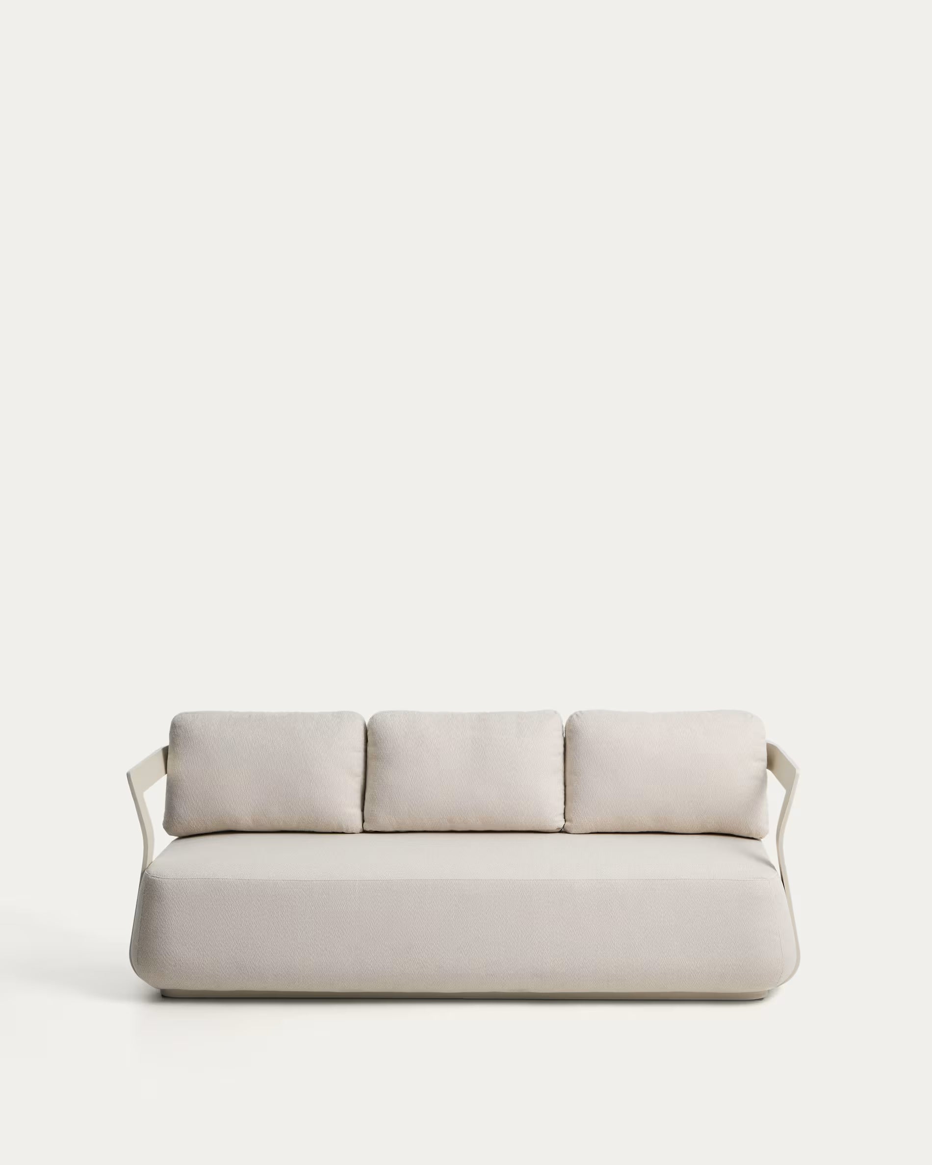 Sofa ogrodowa 3-osobowa TAMARIS ecru na taras i do ogrodu – Kave Home
