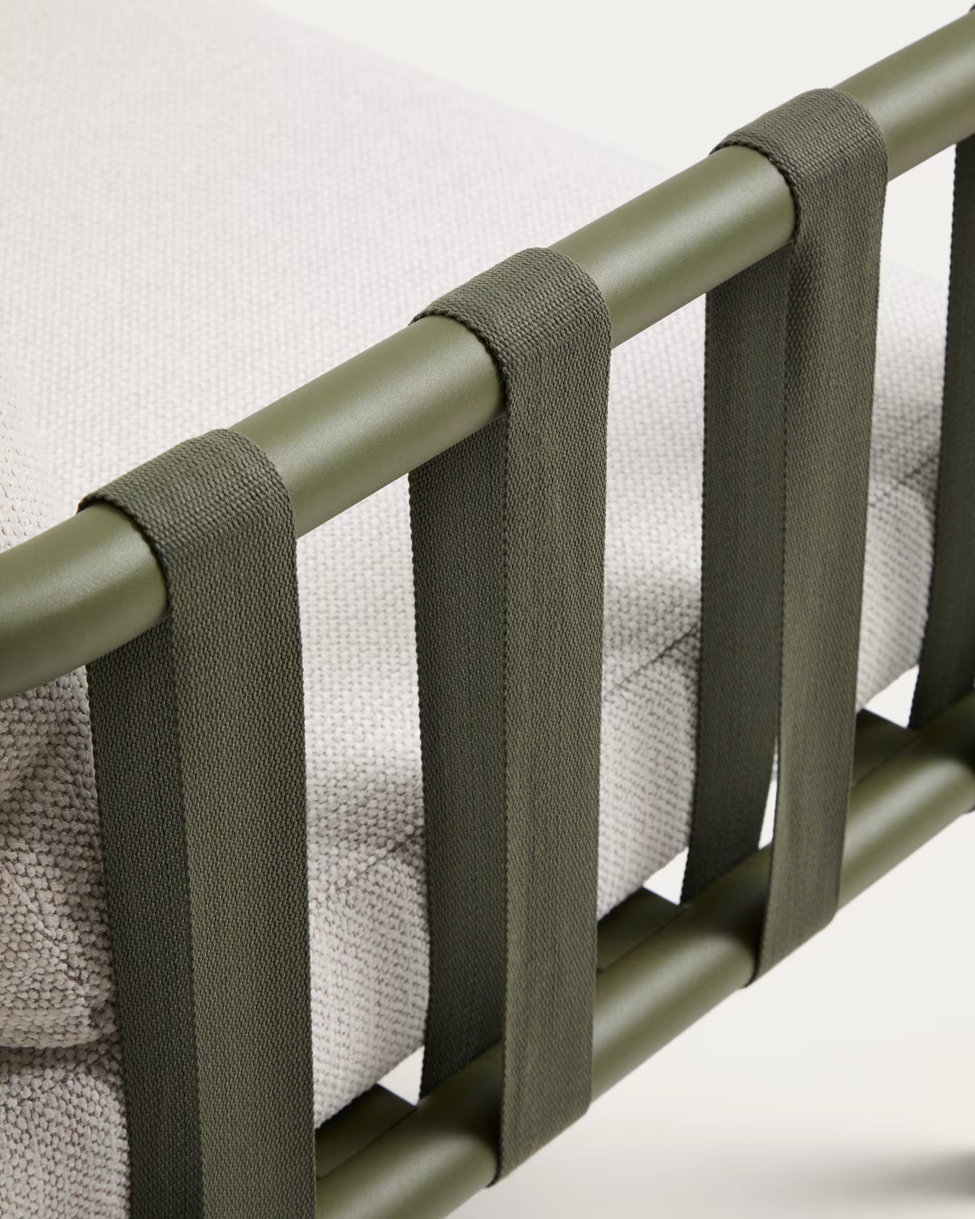 Tuinset OMALA lichtbeige met groene basis