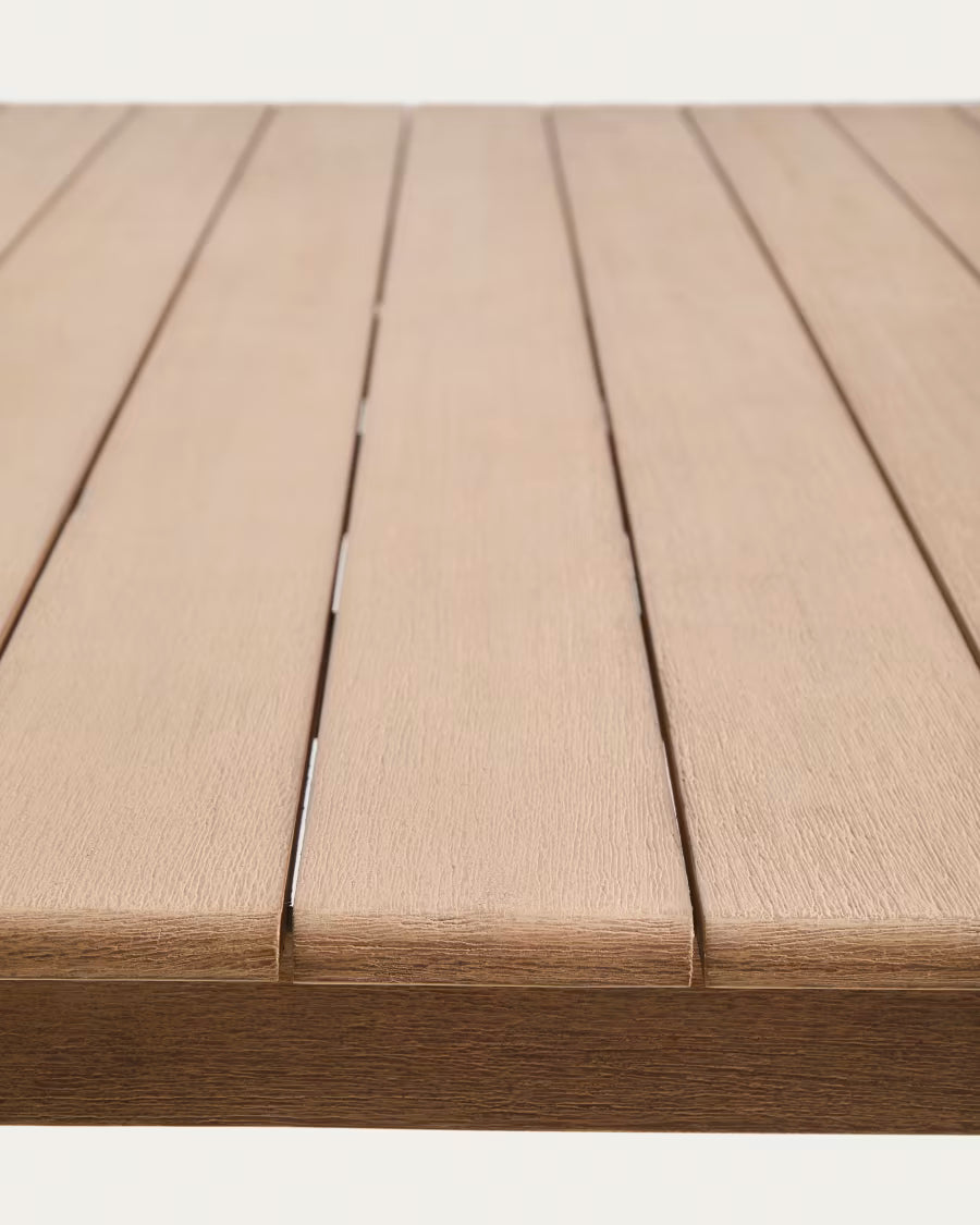 Tuinset SORI van acaciahout met beige afwerking