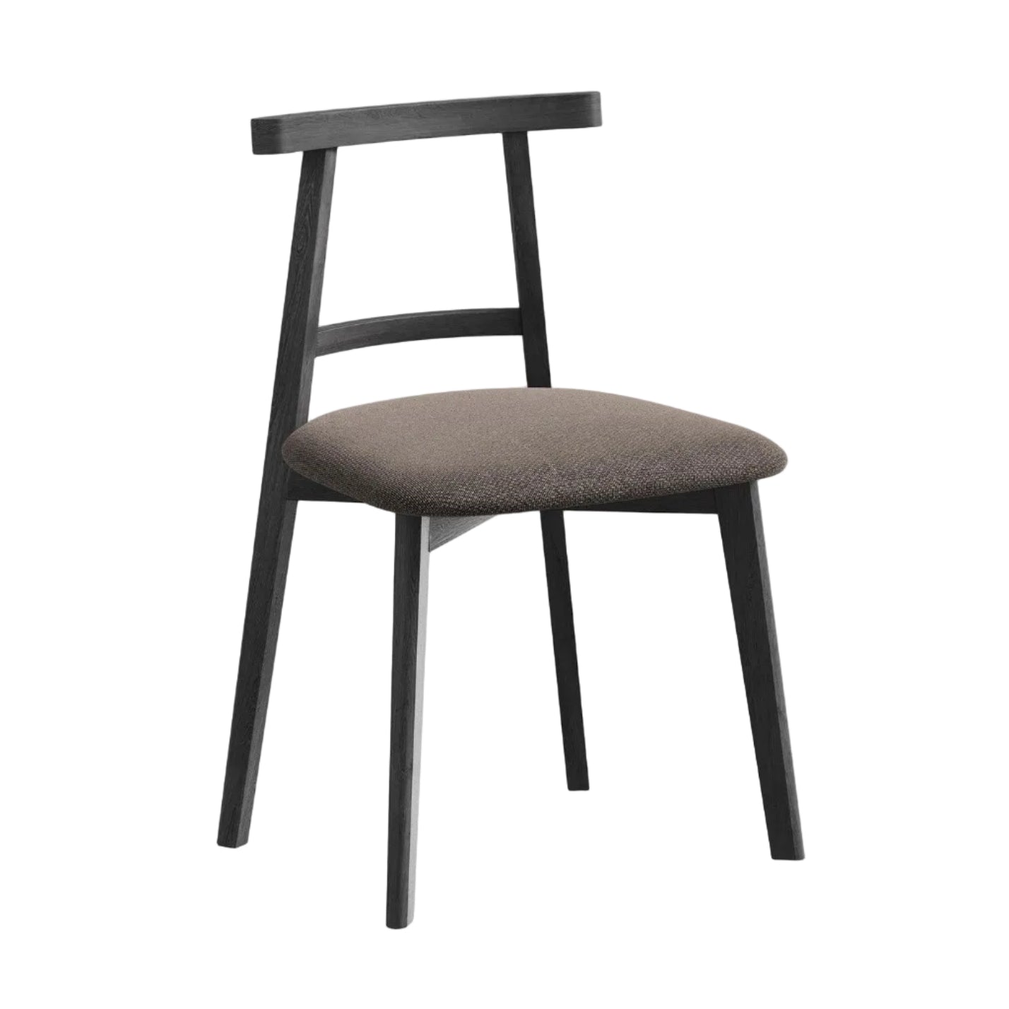 OHELO Chair in Chocolate Boucle with Black Beech Base