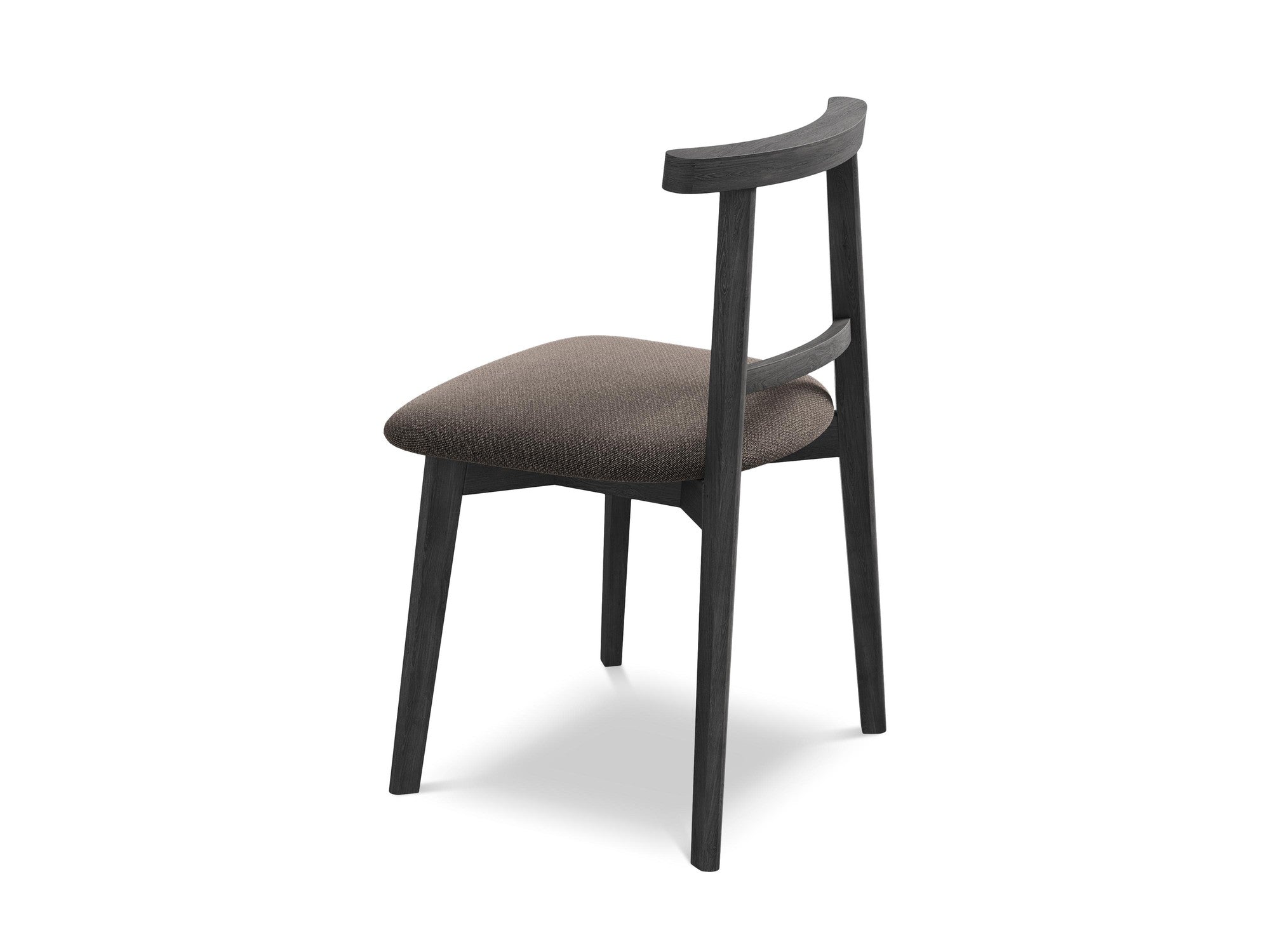 OHELO Chair in Chocolate Boucle with Black Beech Base