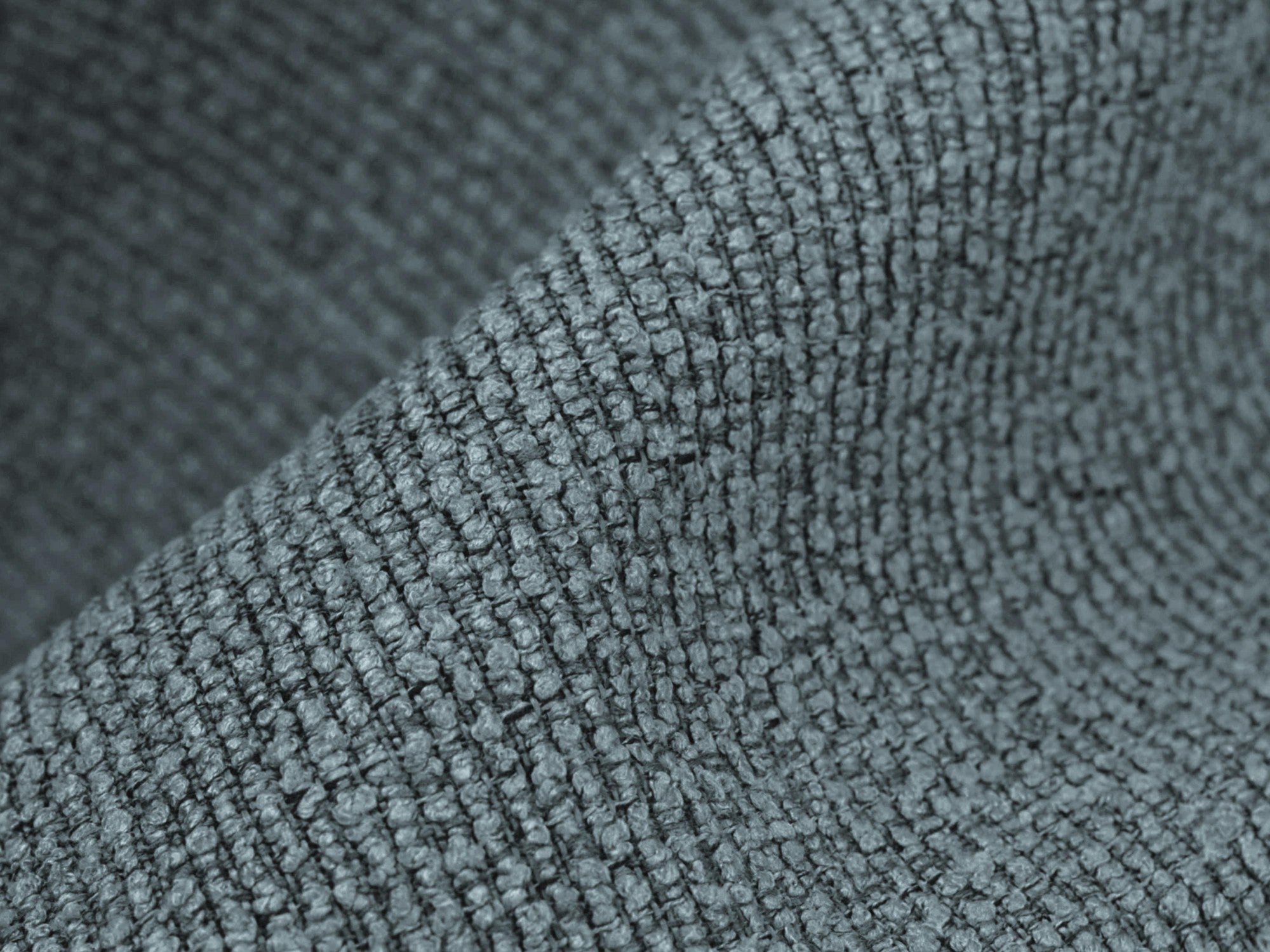 OHELO Chair in Denim Blue Boucle with Black Beech Base