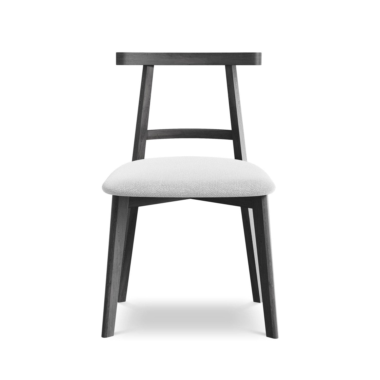 OHELO Chair silver boucle with black beech base