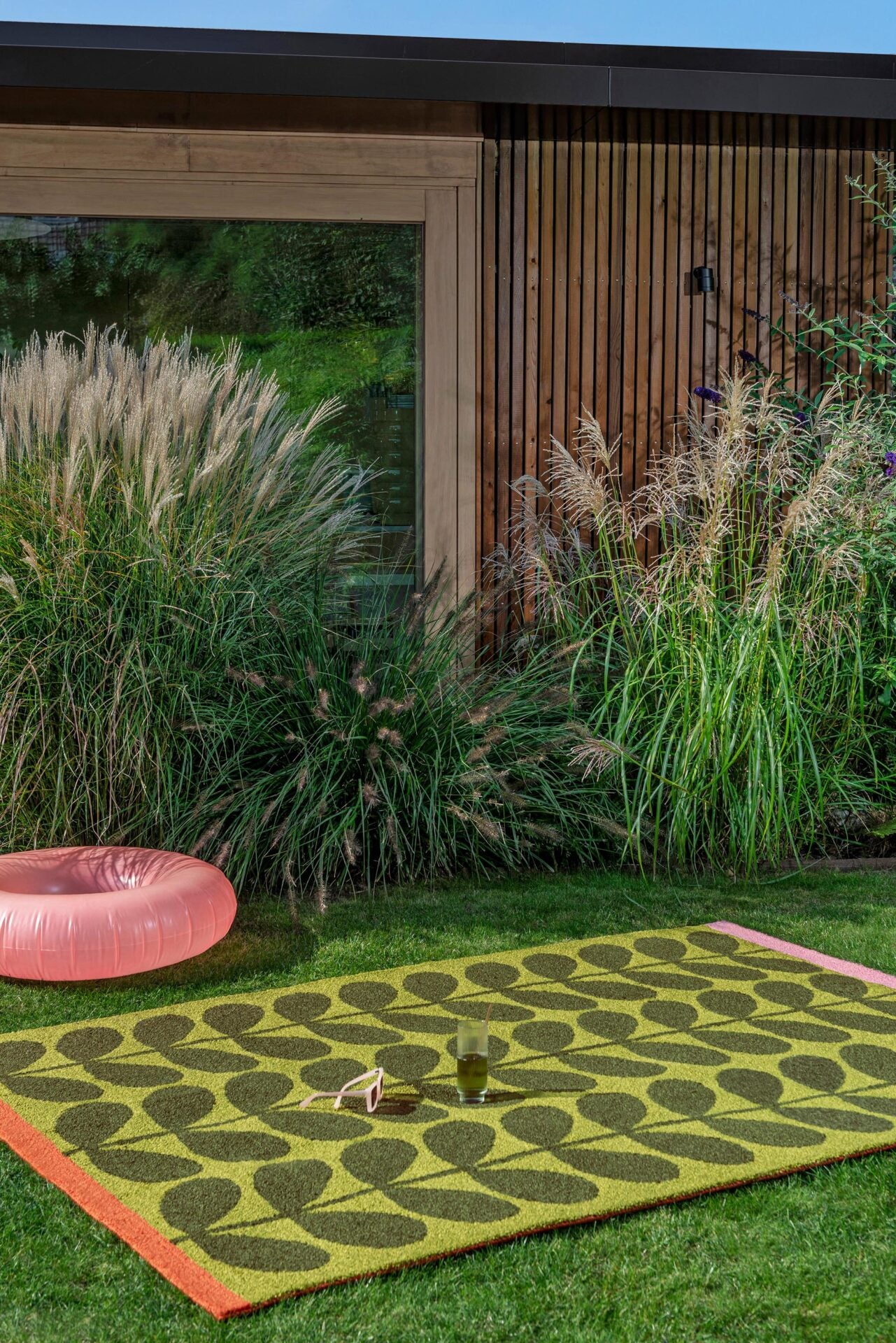 Buitenkleed SOLID STEM ZEESCHILDPAD groen