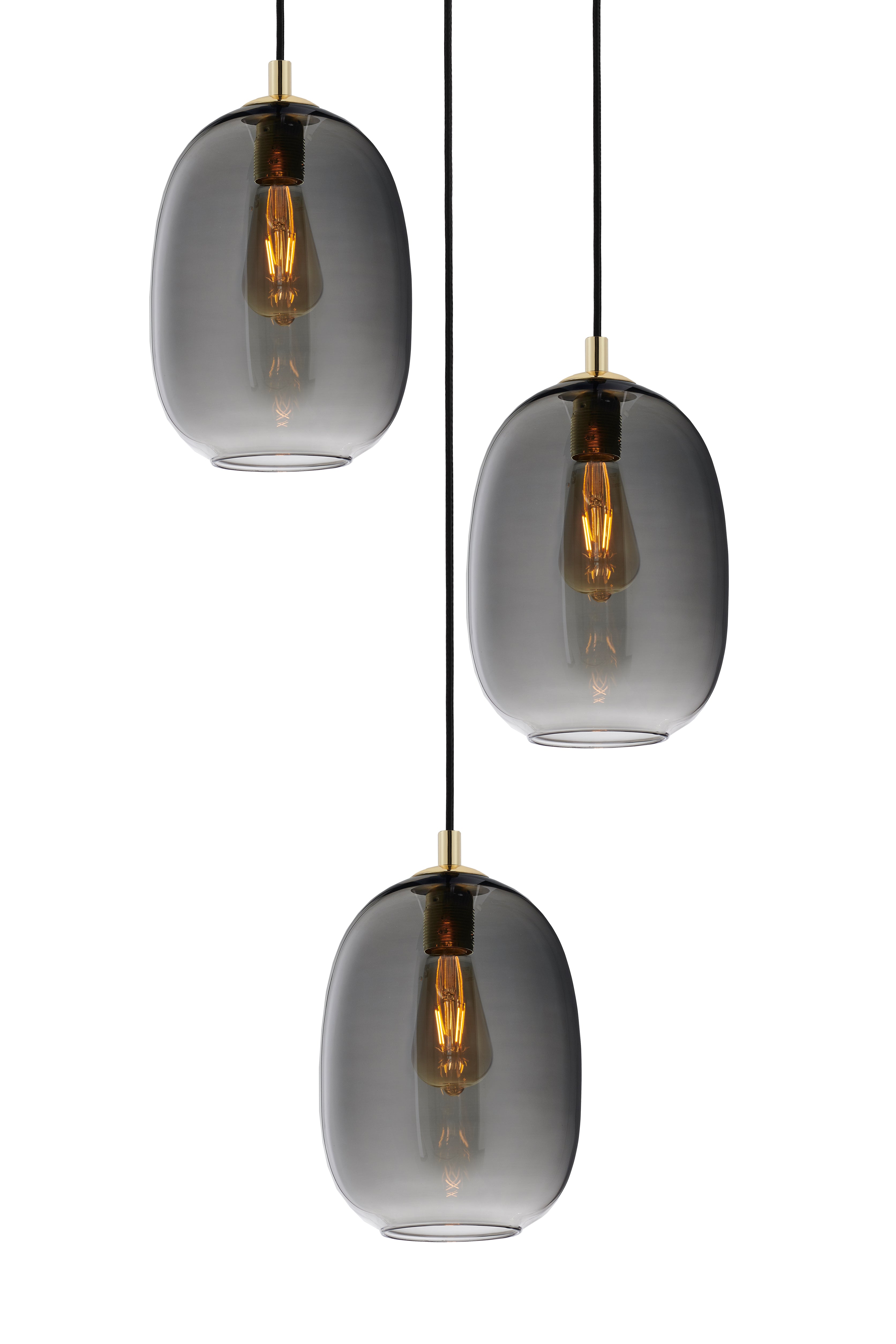 ONYX 3 Graphite Pendant Lamp