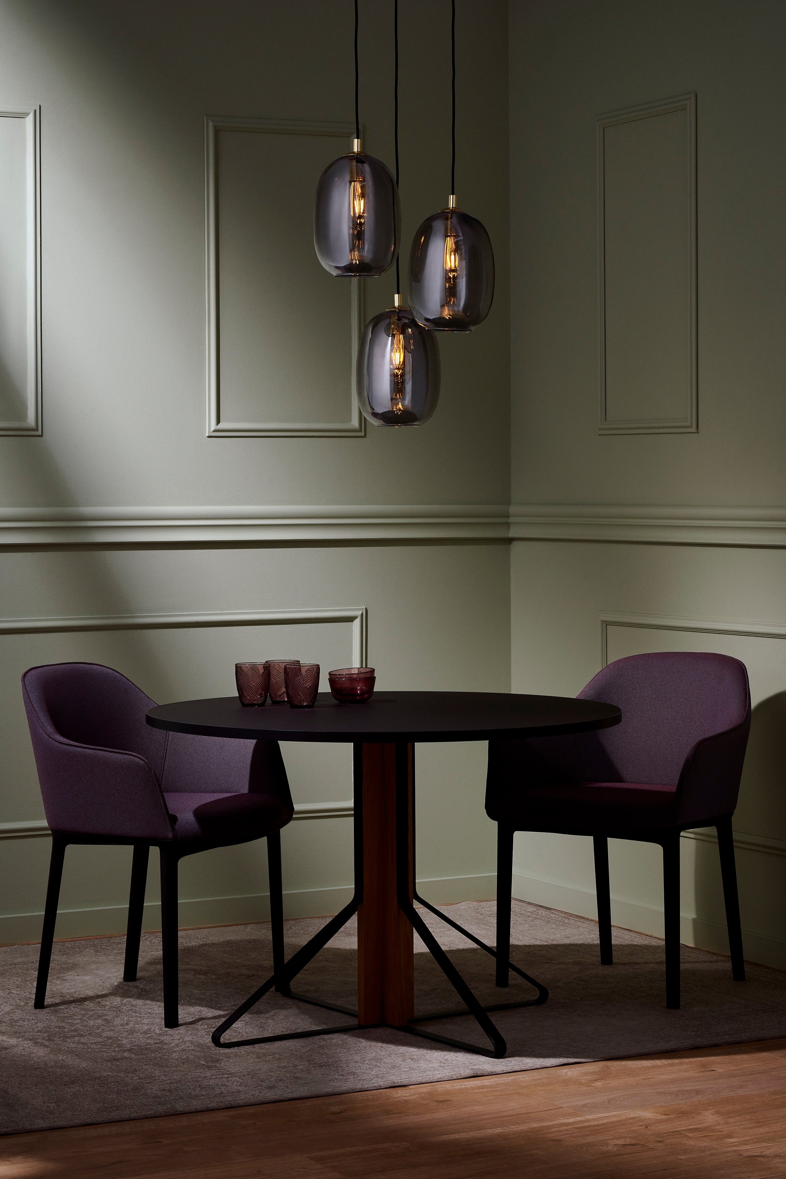 Hanglamp op rail ONYX 3 grafiet