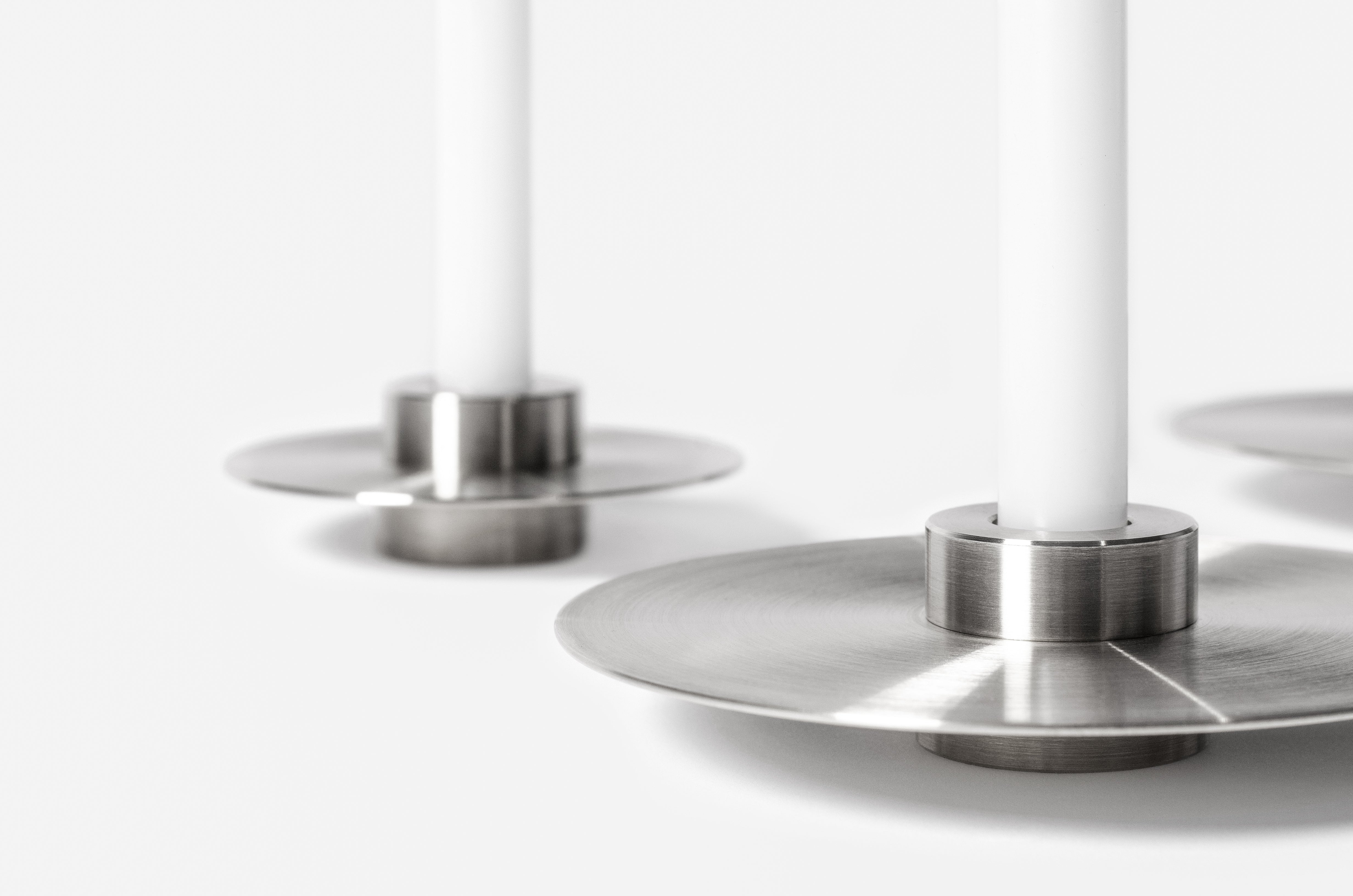 ORB stalen kaarsenhouders set