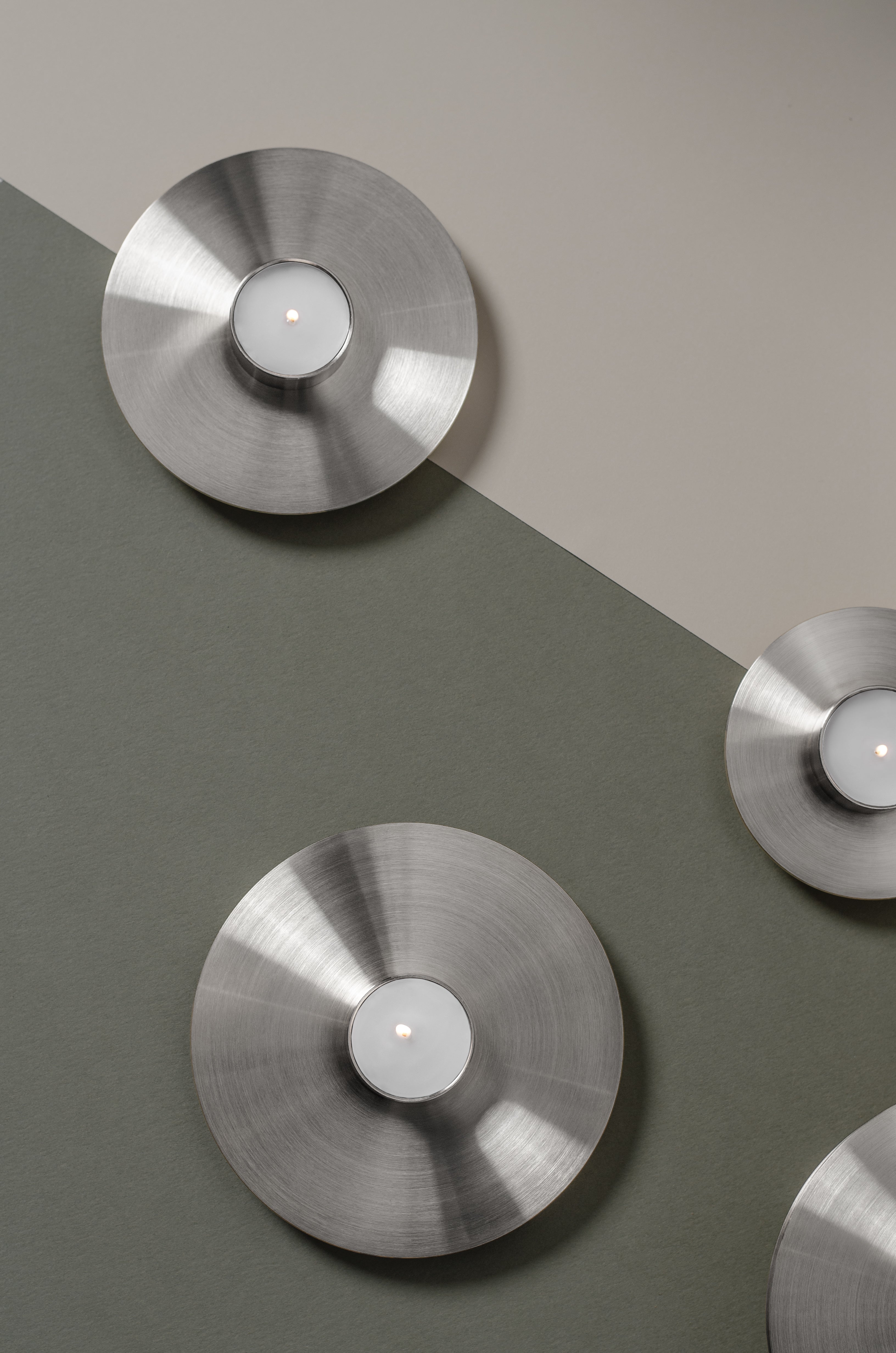 ORB stalen kaarsenhouders set