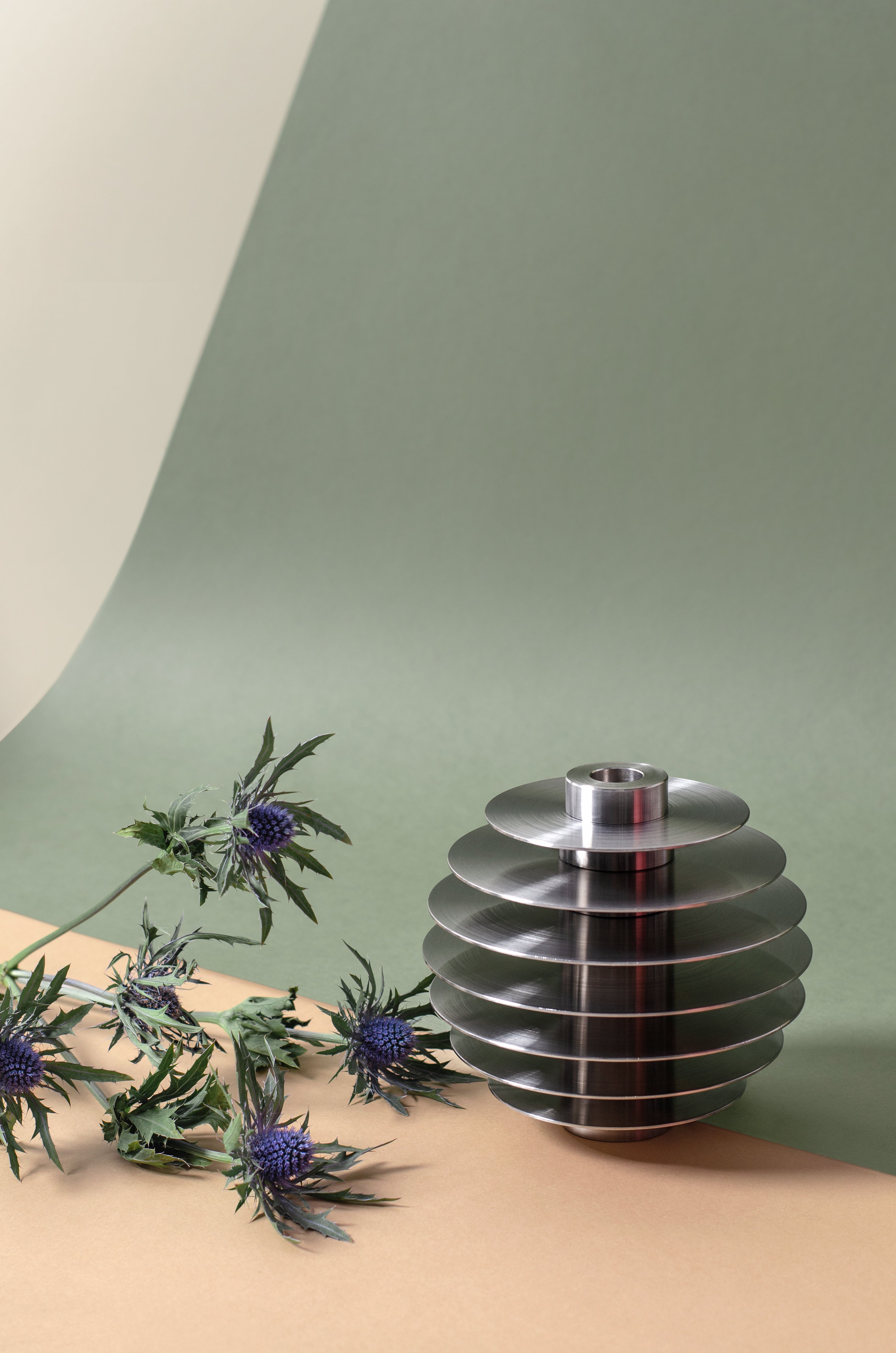 ORB stalen kaarsenhouders set