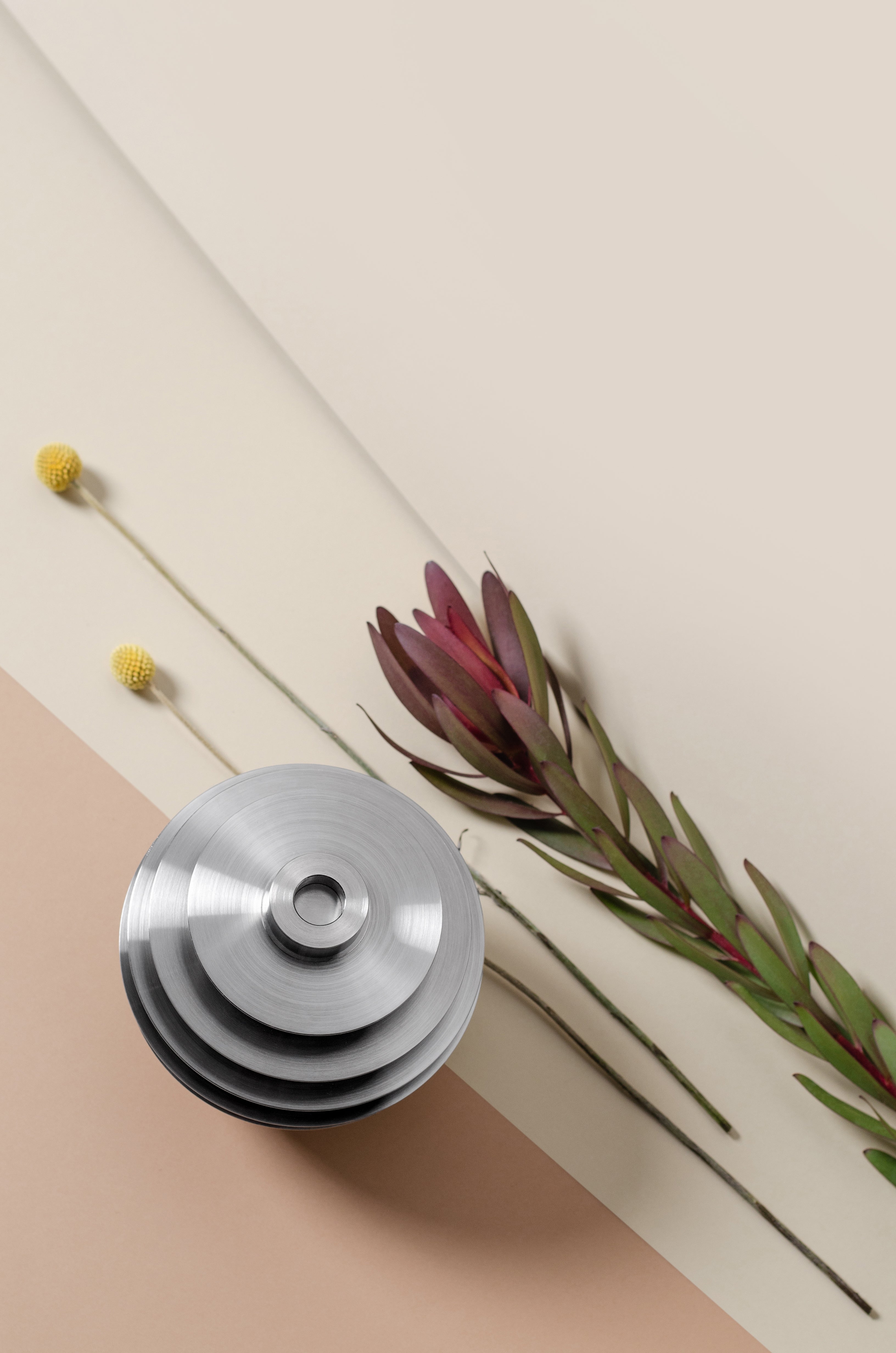 ORB stalen kaarsenhouders set