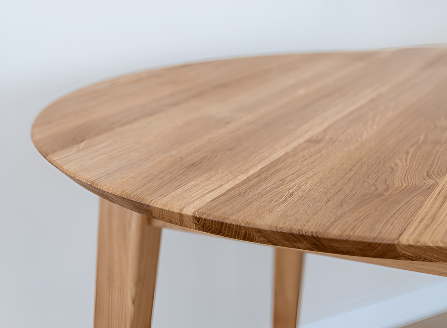 Ronde uitschuifbare tafel ARGO eikenfineer