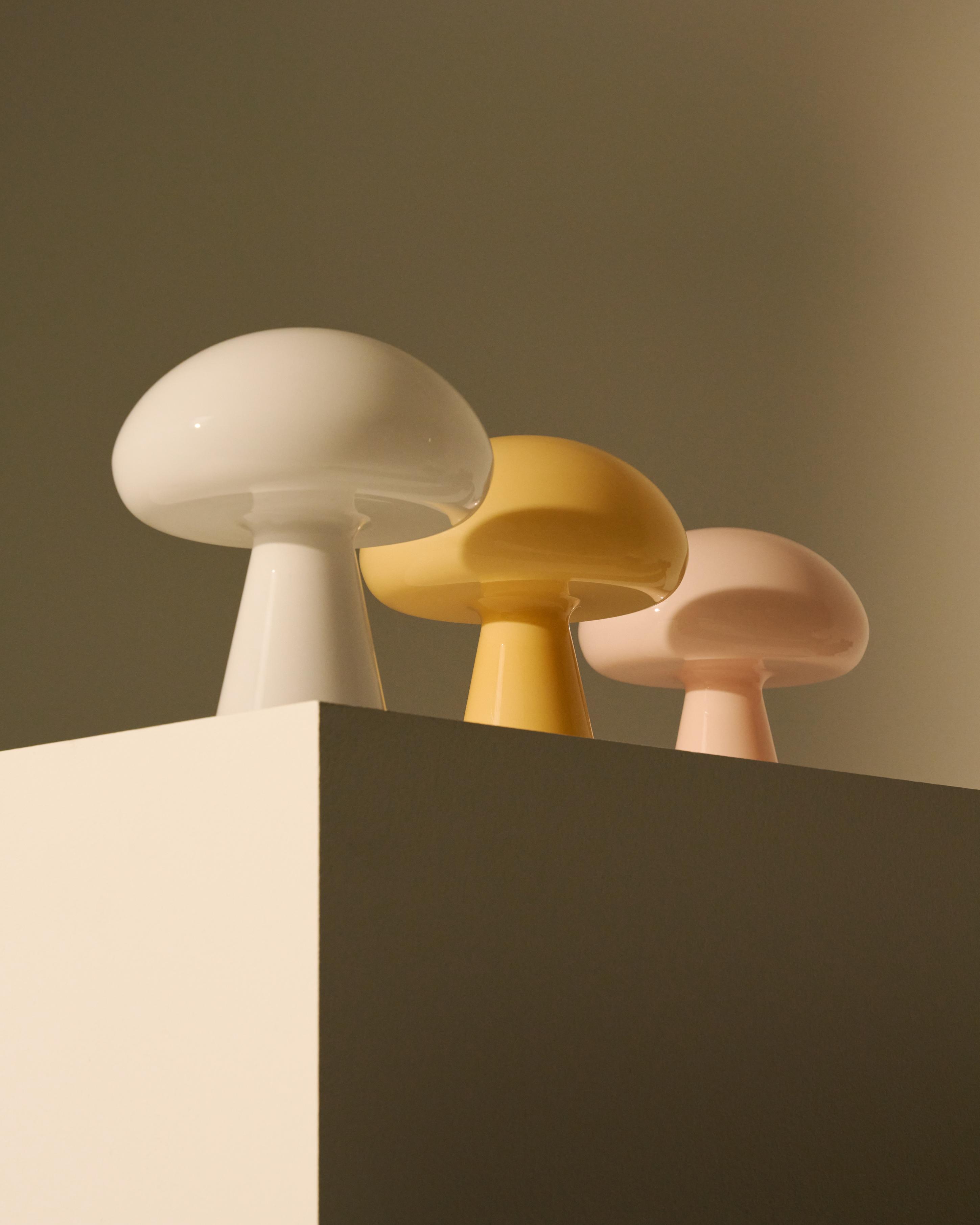 Draagbare lamp OBELLO parelwit