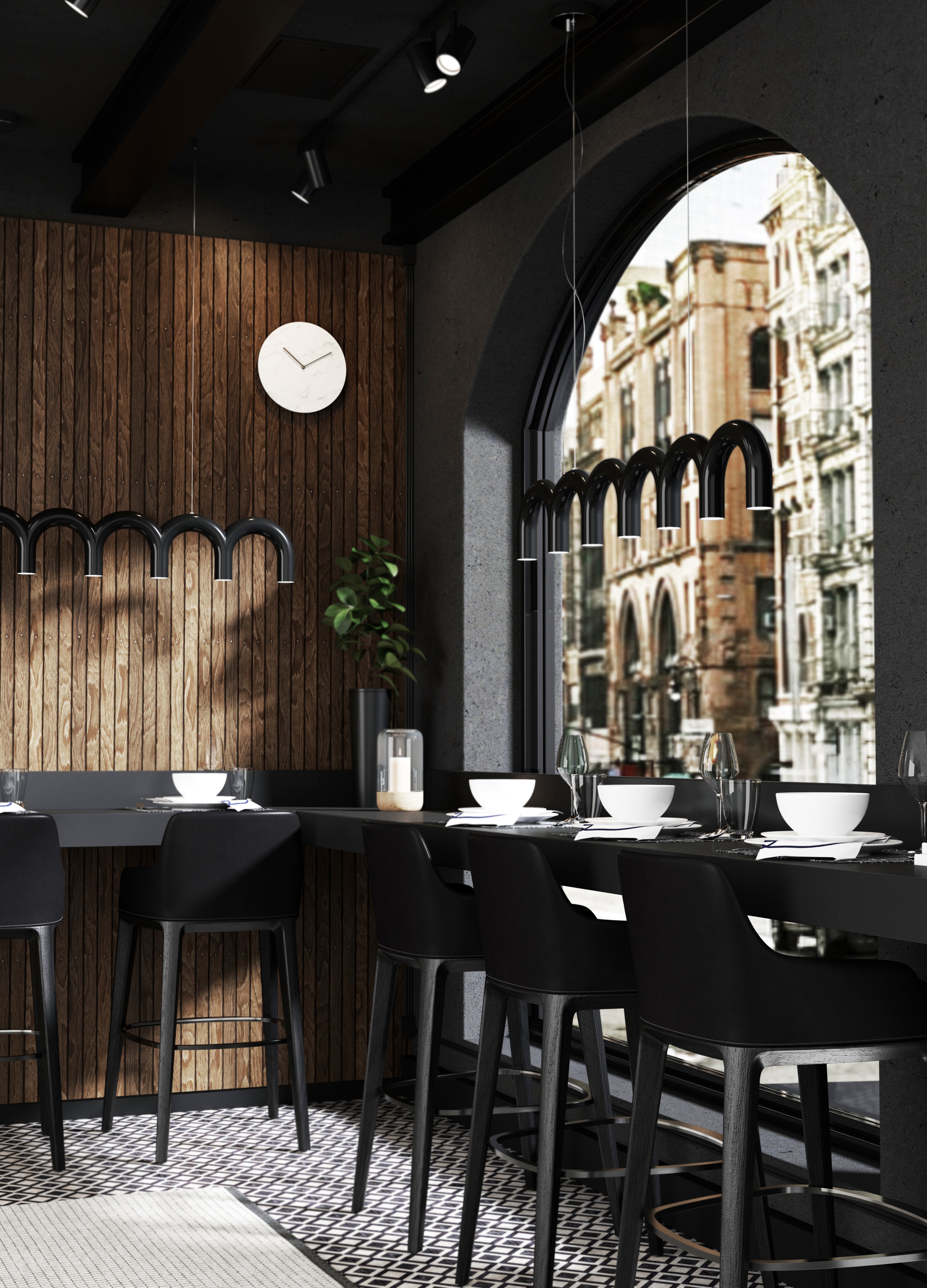 Pendelleuchte ARCH STRAIGHT schwarz