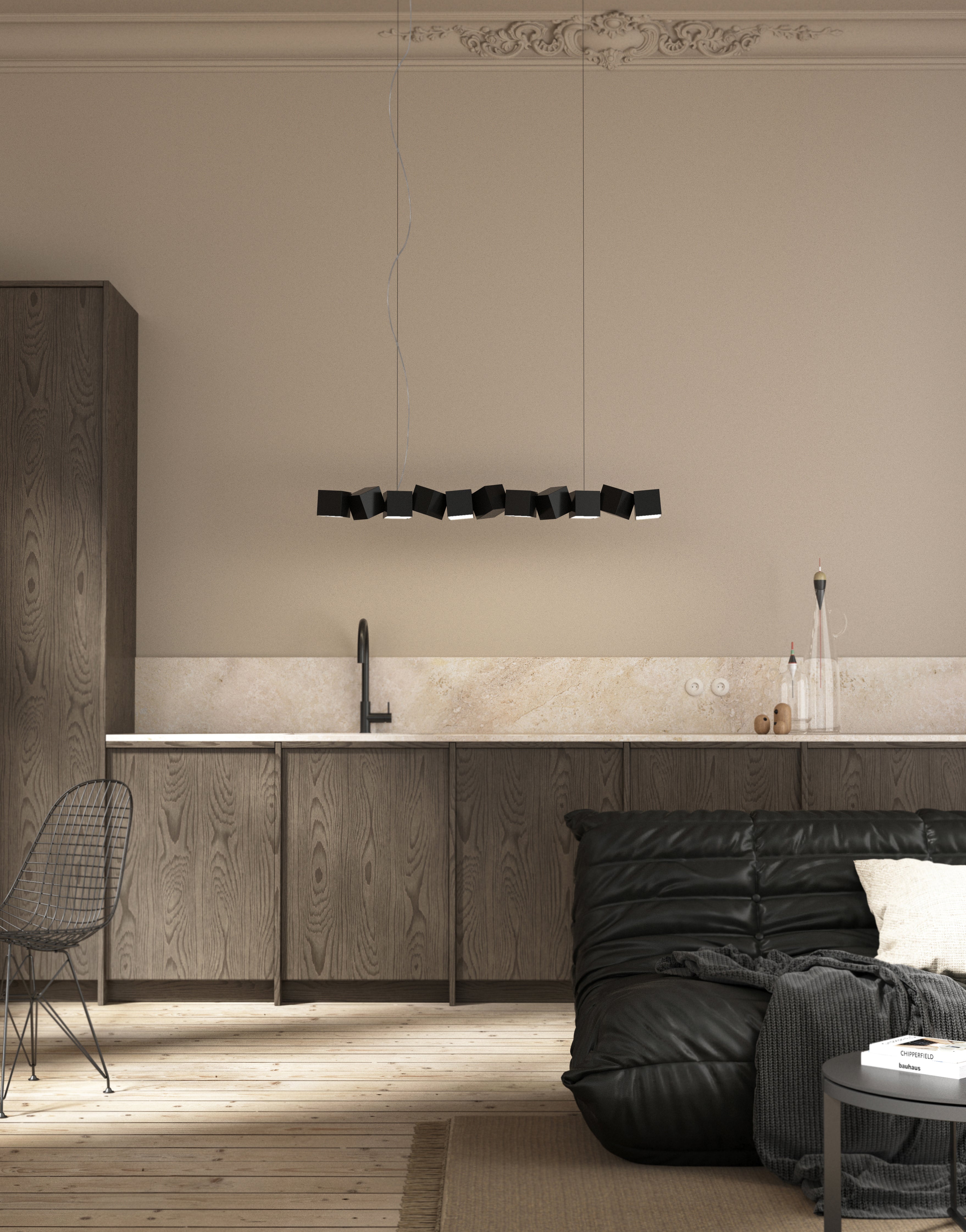 Hanglamp BLOCKCHAIN zwart